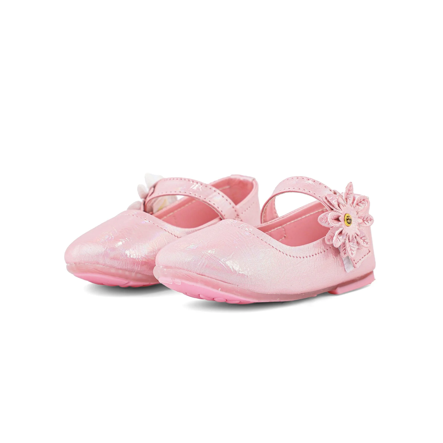 Girls Pink Formal Pumps KD0890 - Image 2