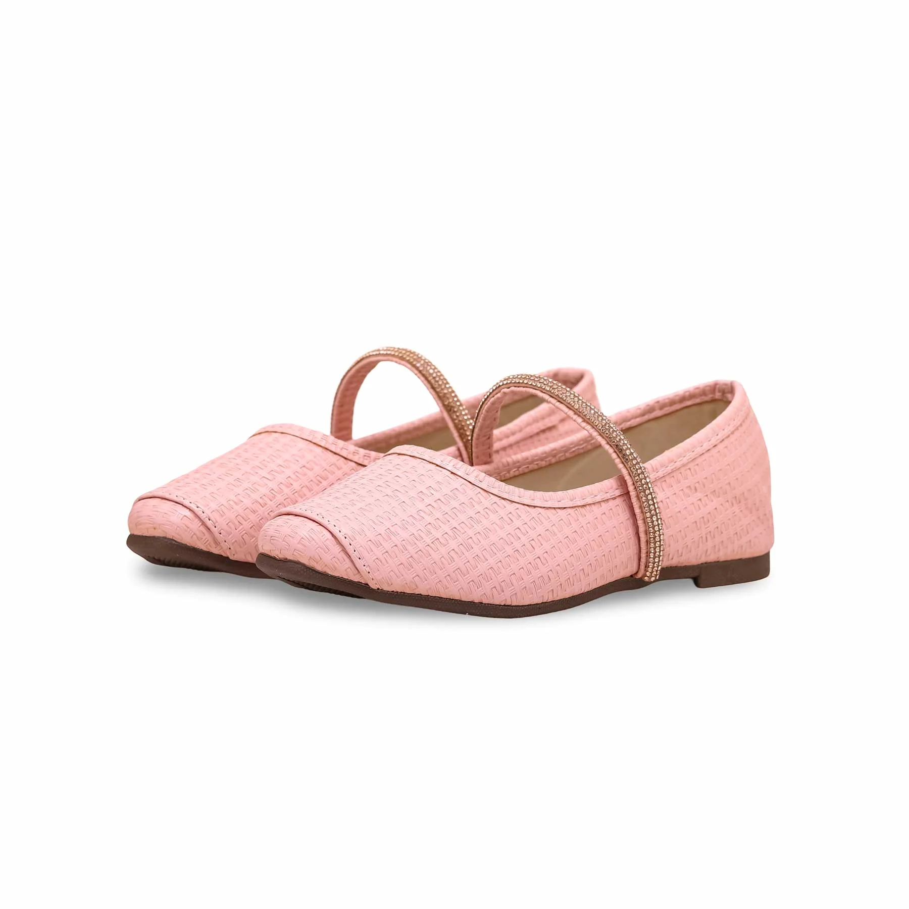 Girls Pink Formal Pumps KD2305 - Image 2