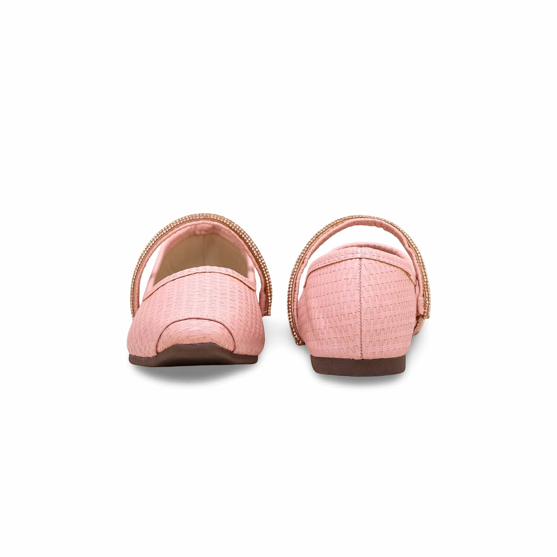 Girls Pink Formal Pumps KD2305 - Image 3