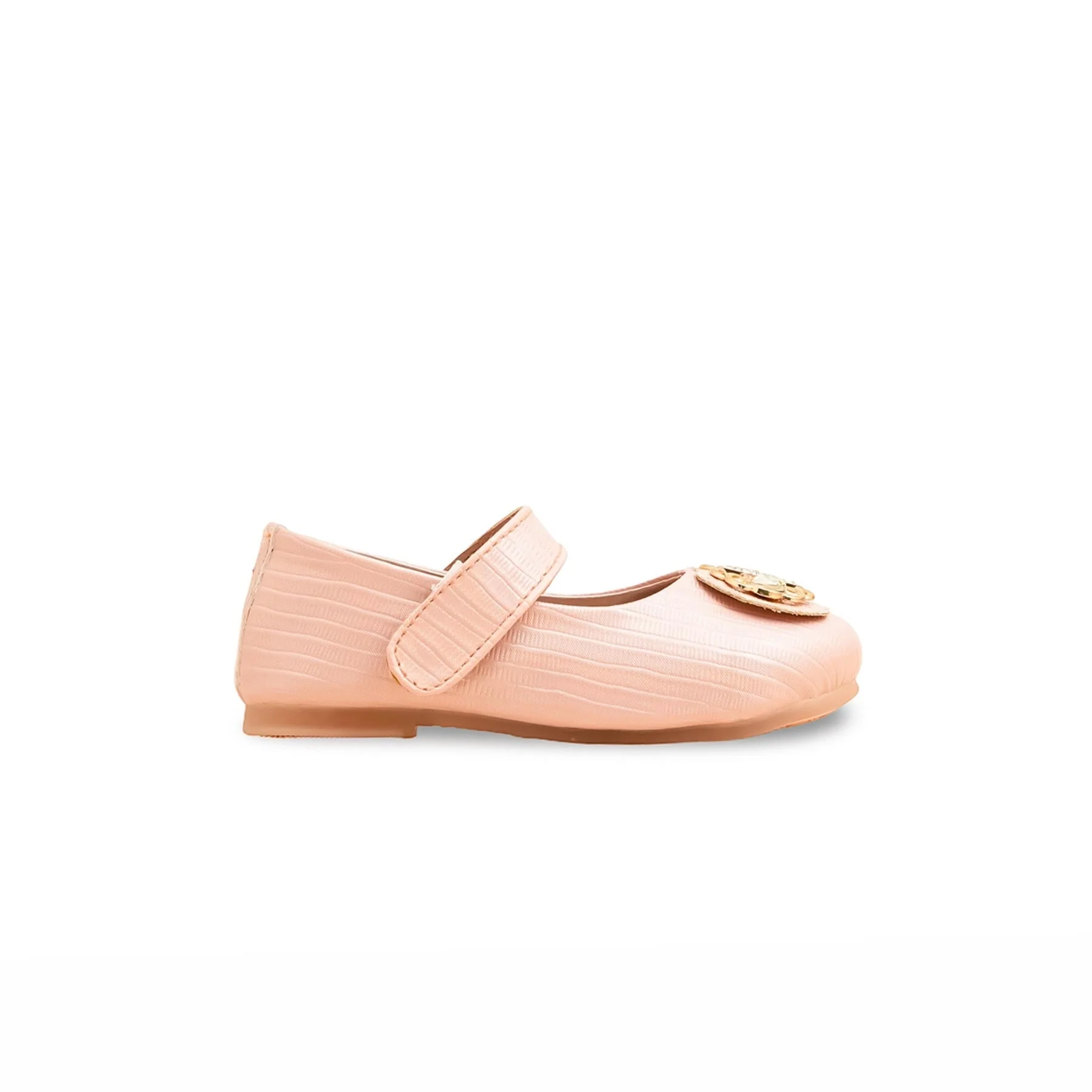 Girls Pink Formal Pumps KD2485 - Image 2