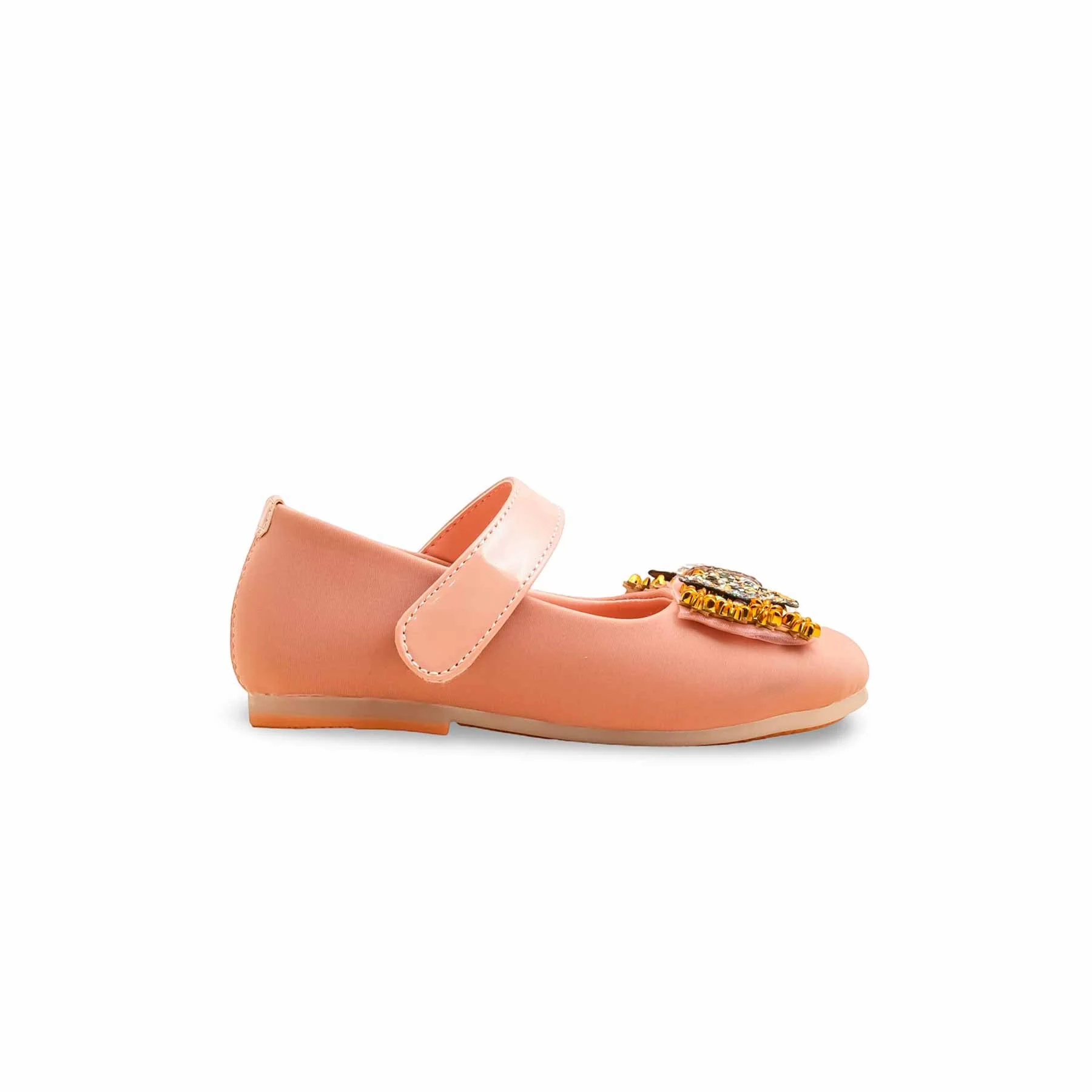 Girls Pink Formal Pumps KD2493 - Image 2