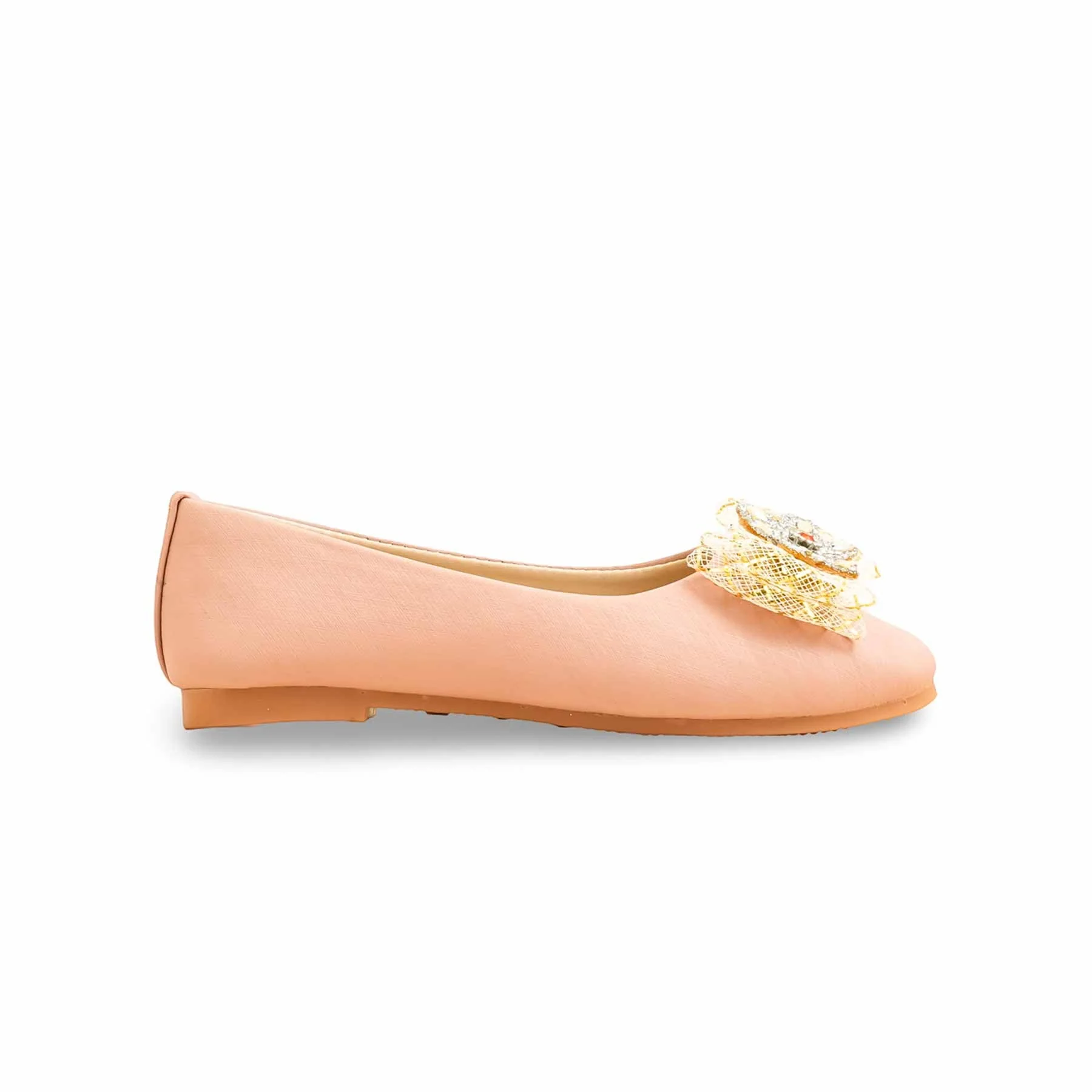 Girls Pink Formal Pumps KD2577 - Image 2