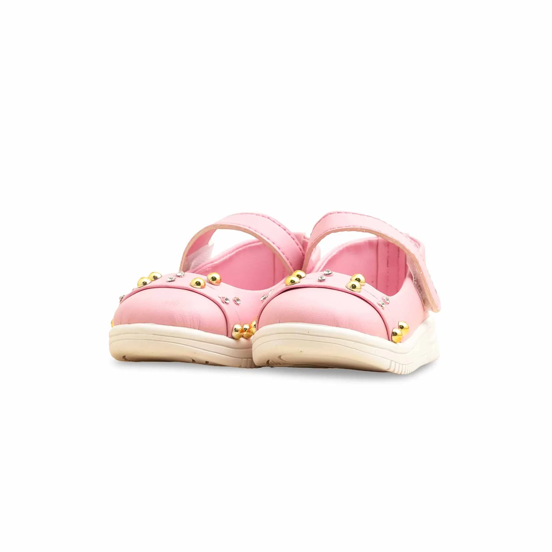 Girls Pink Formal Pumps KD2585 - Image 3