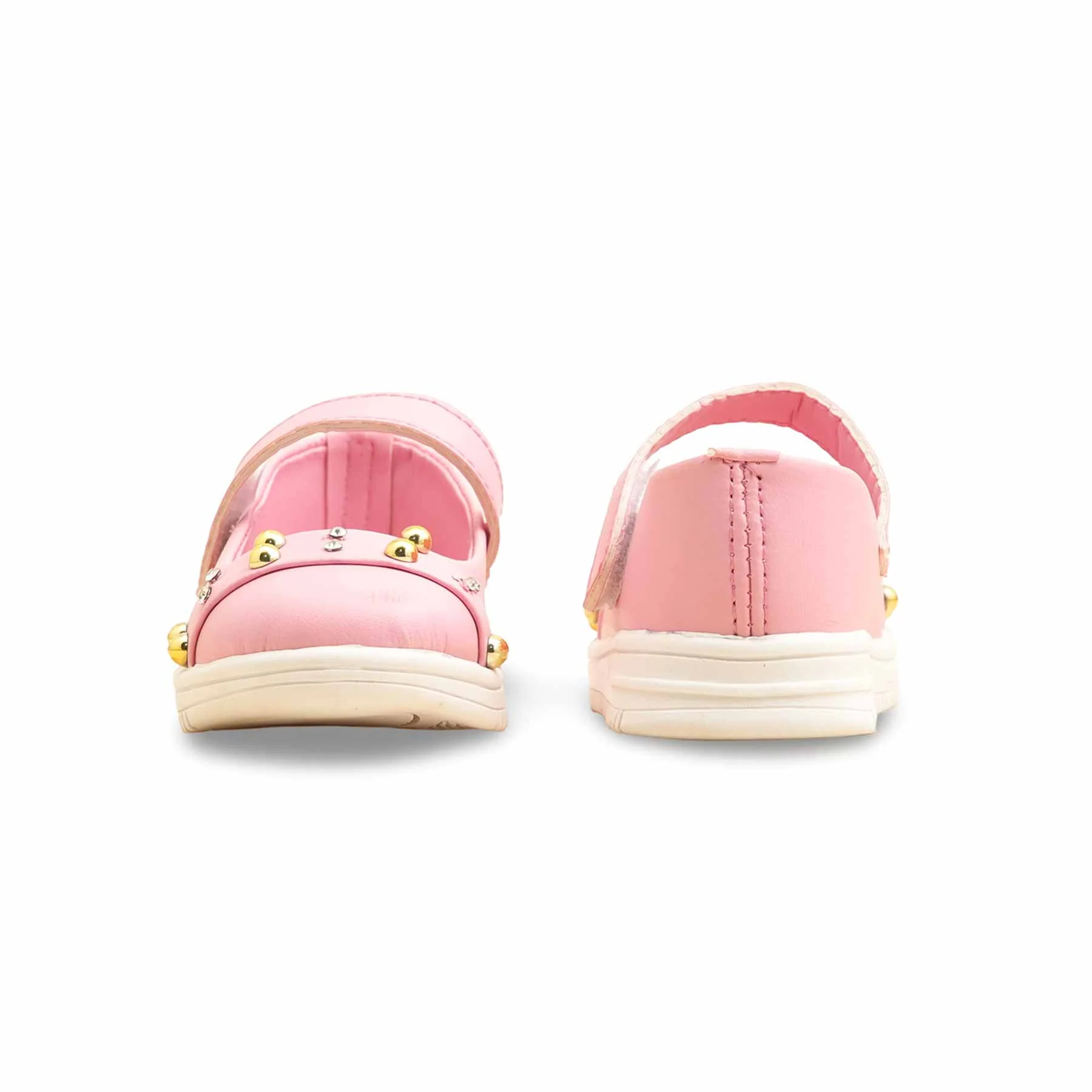 Girls Pink Formal Pumps KD2585 - Image 4