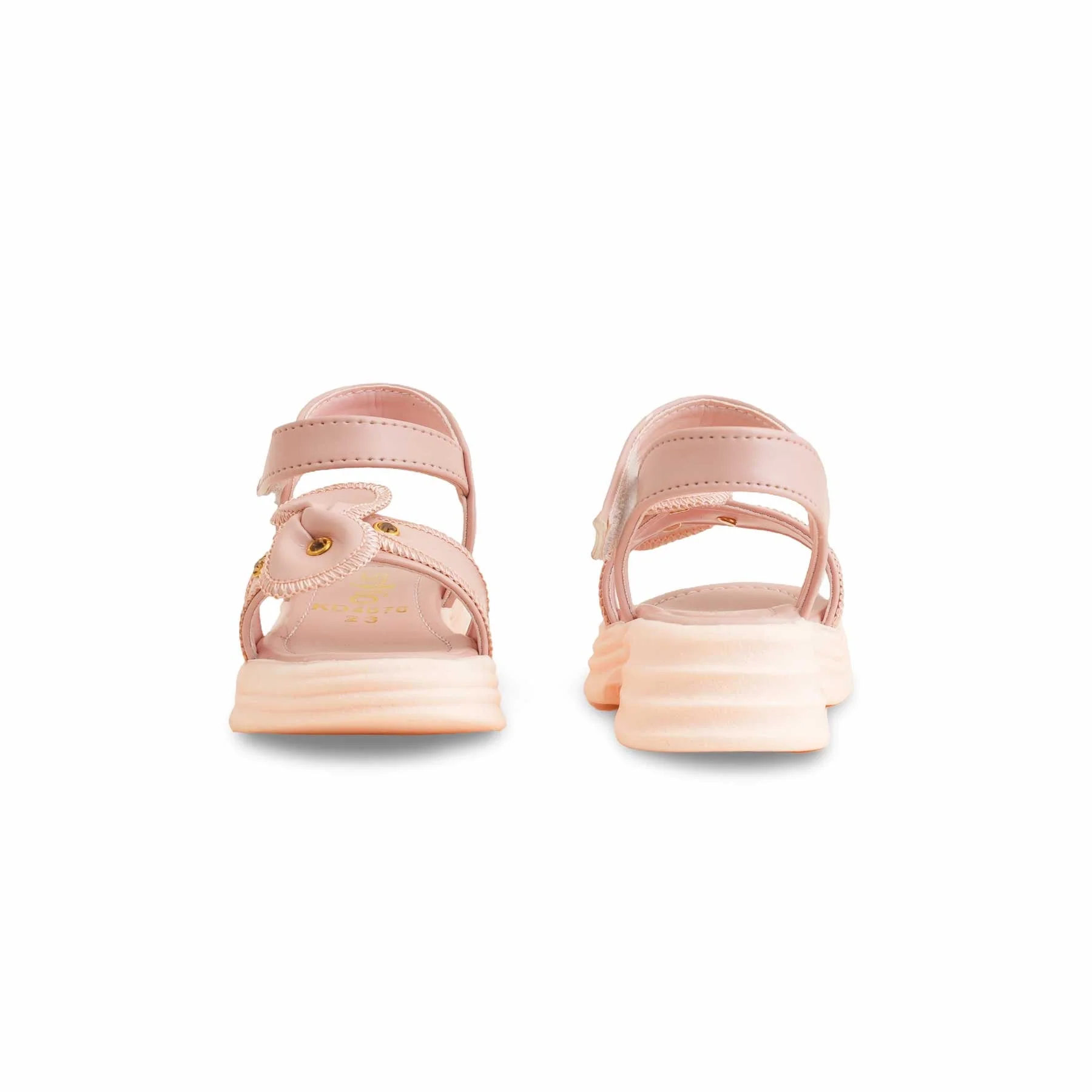 Girls Pink Formal Sandal KD4870 - Image 4