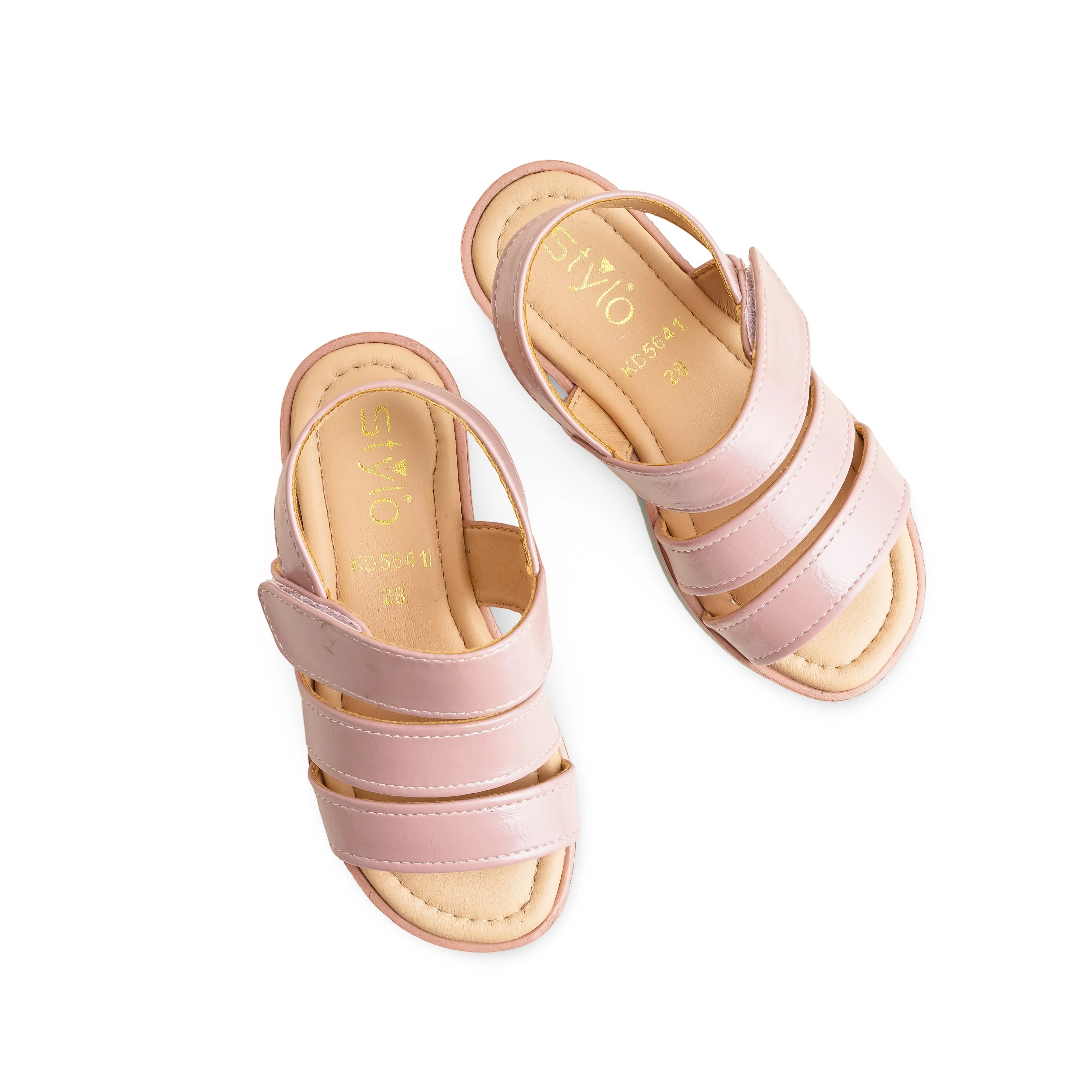 Girls Pink Formal Sandal KD5641 - Image 4