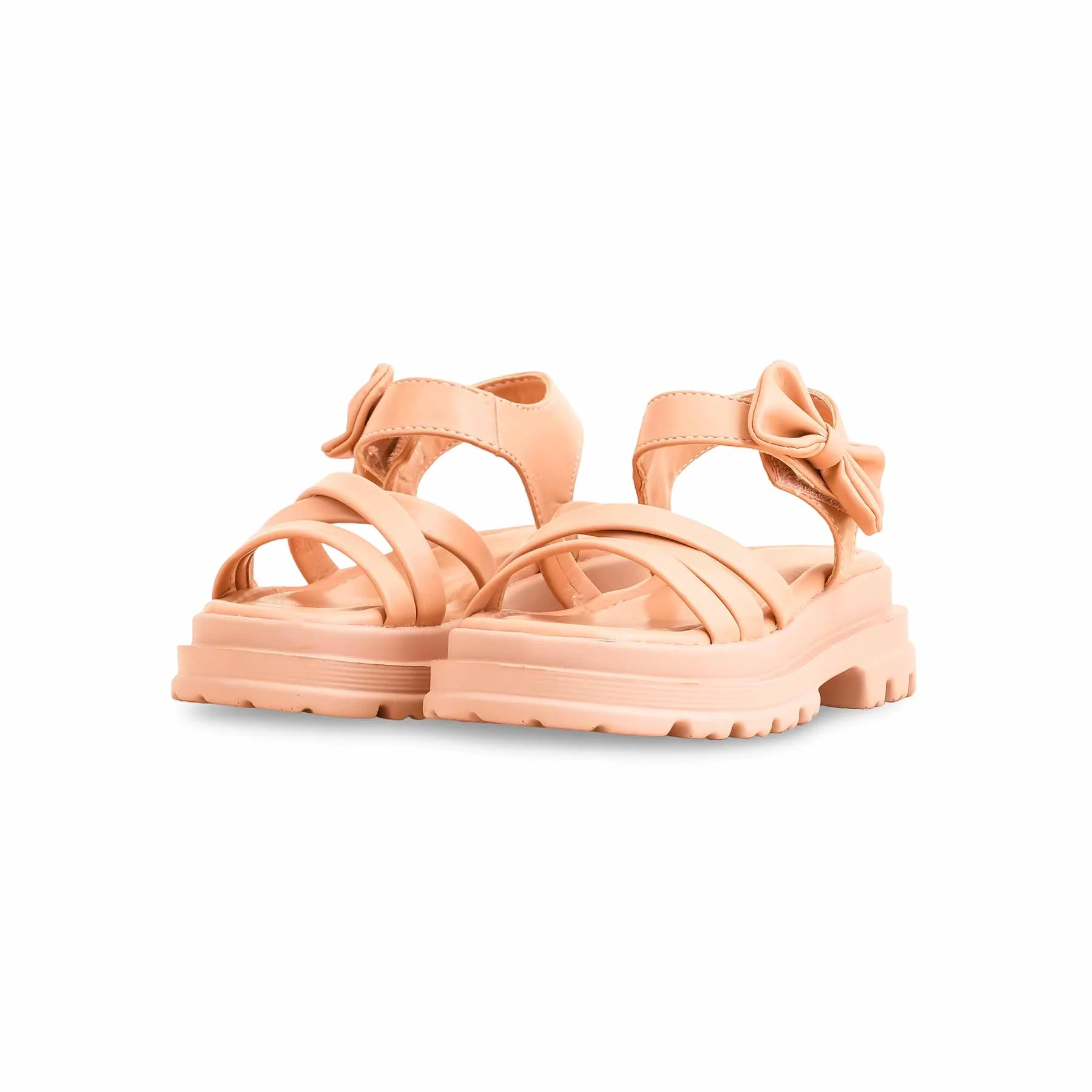 Girls Pink Formal Sandal KD5696 - Image 2