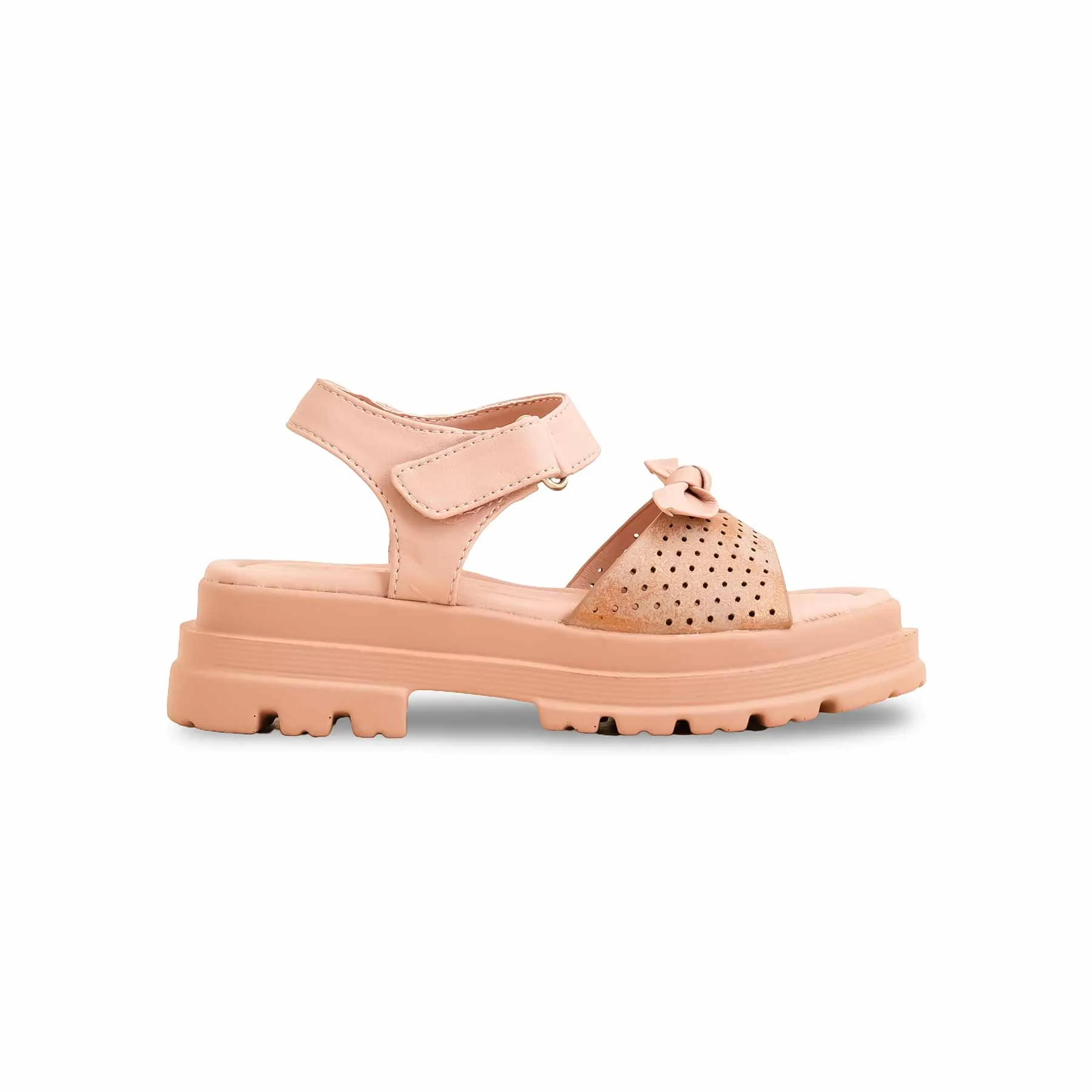 Girls Pink Formal Sandal KD5697 - Image 2