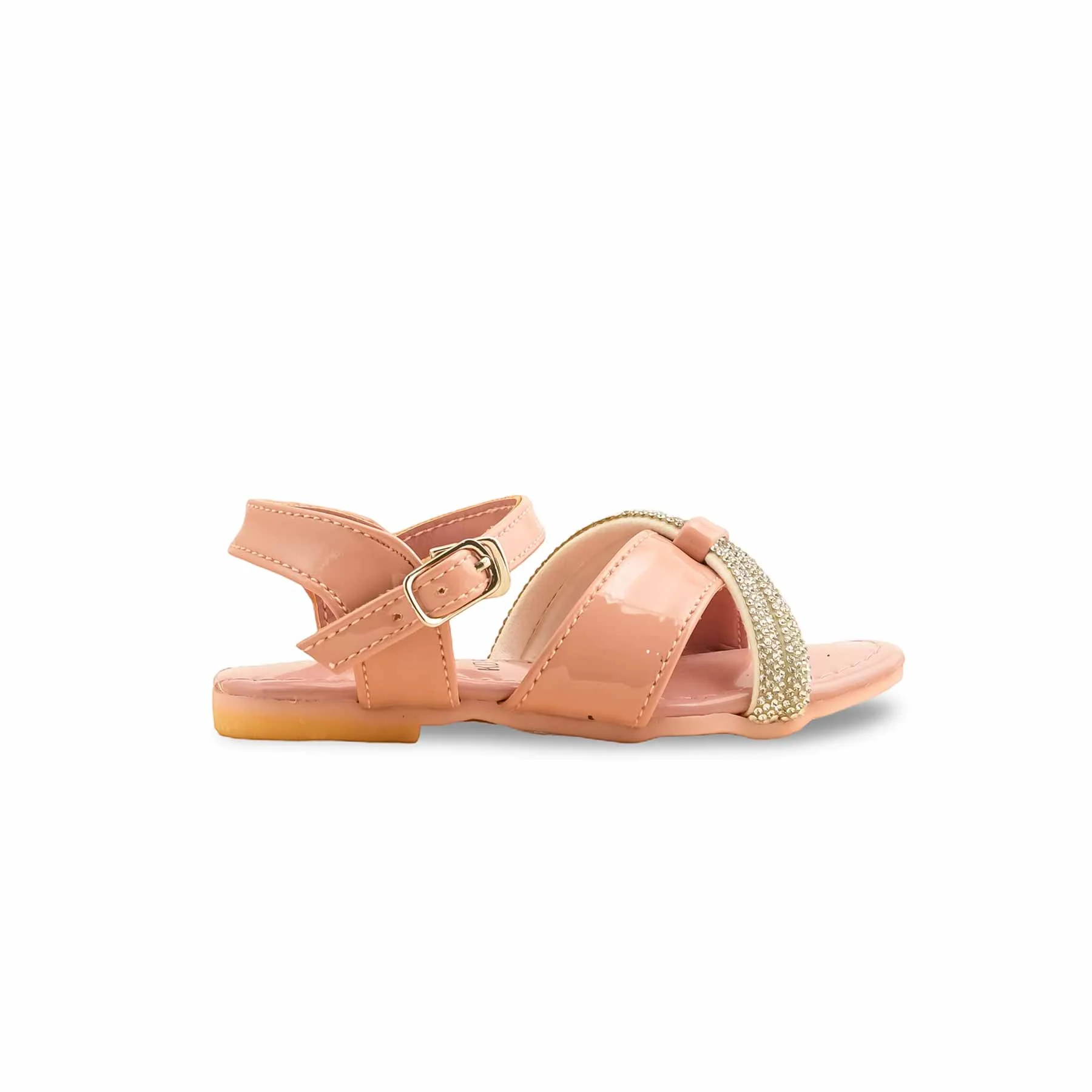 Girls Pink Formal Sandal KD5705 - Image 2