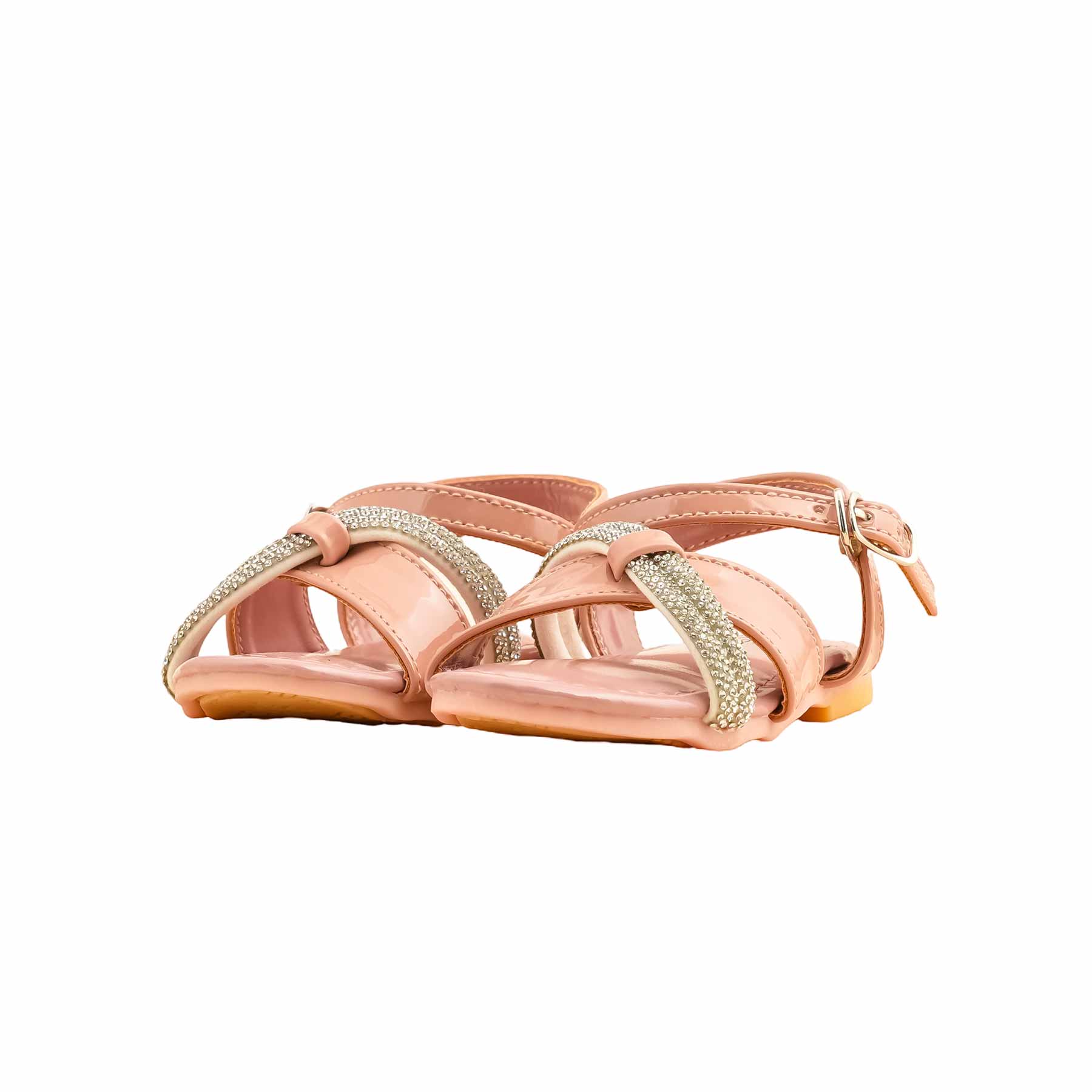 Girls Pink Formal Sandal KD5705 - Image 3