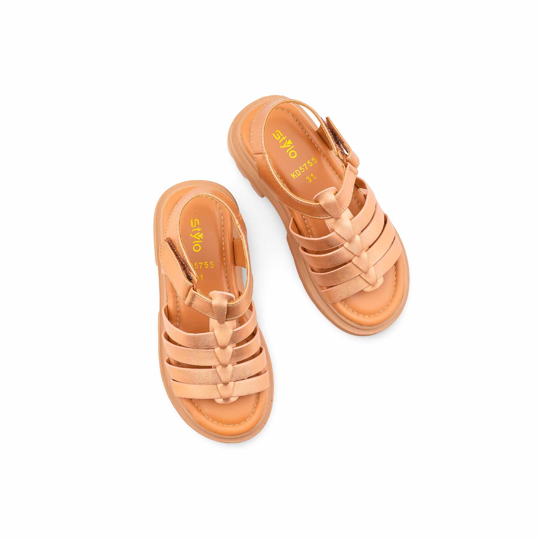 Girls Pink Formal Sandal KD5755 - Image 5