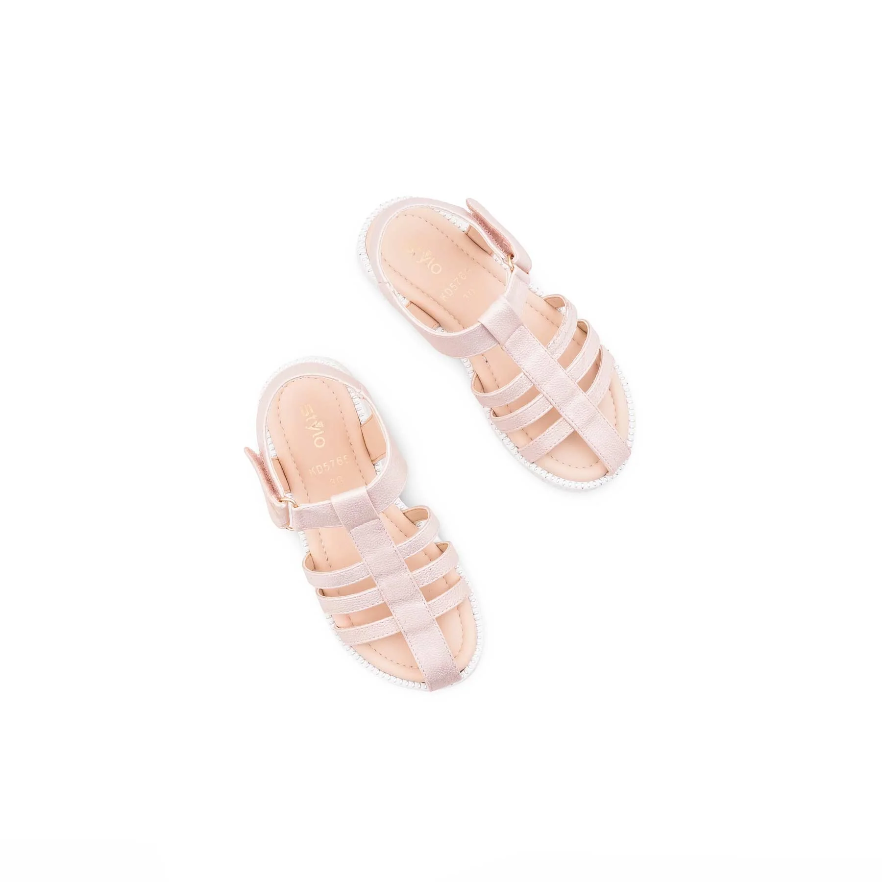 Girls Pink Formal Sandal KD5765 - Image 5
