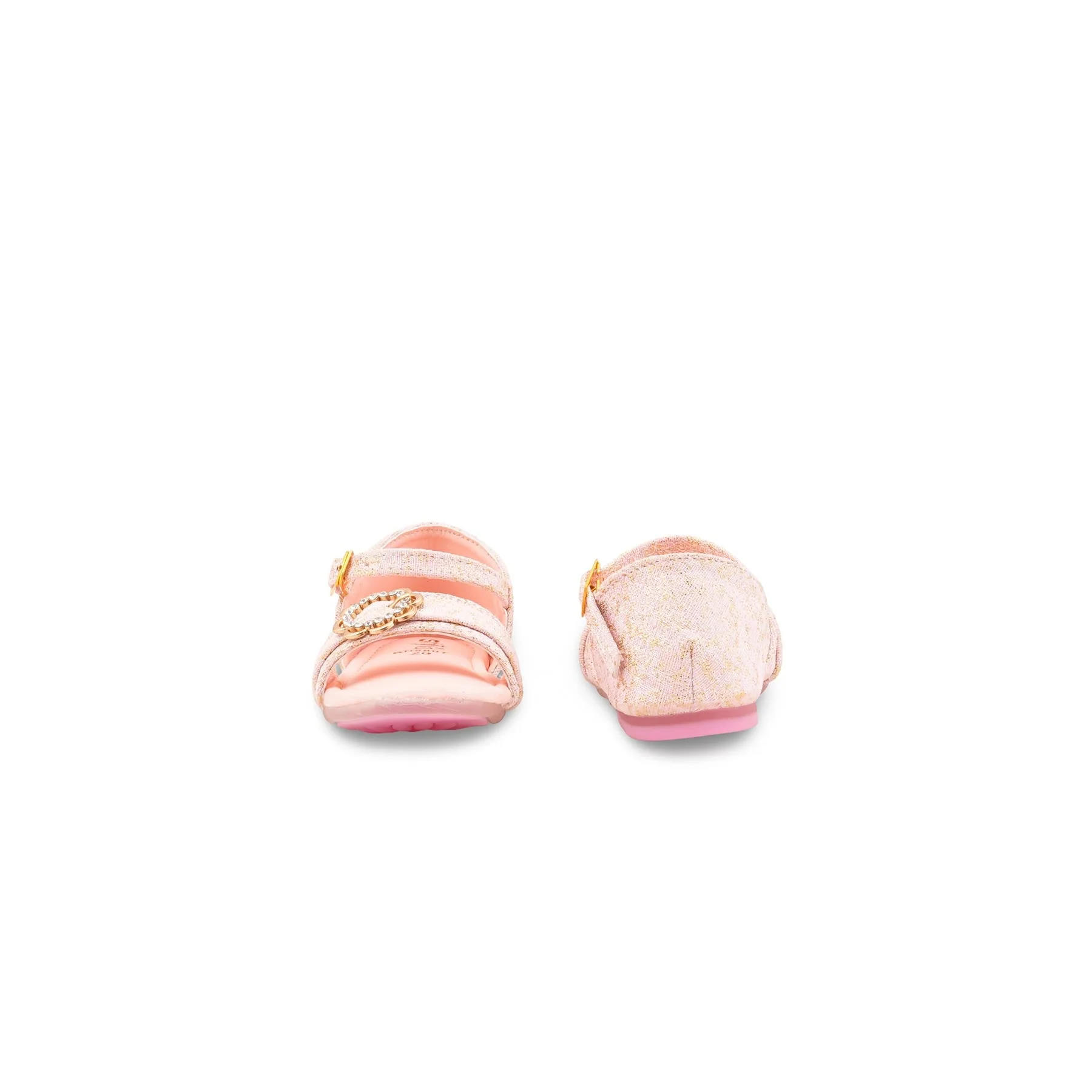 Girls Pink Formal Sandal KD5807 - Image 4