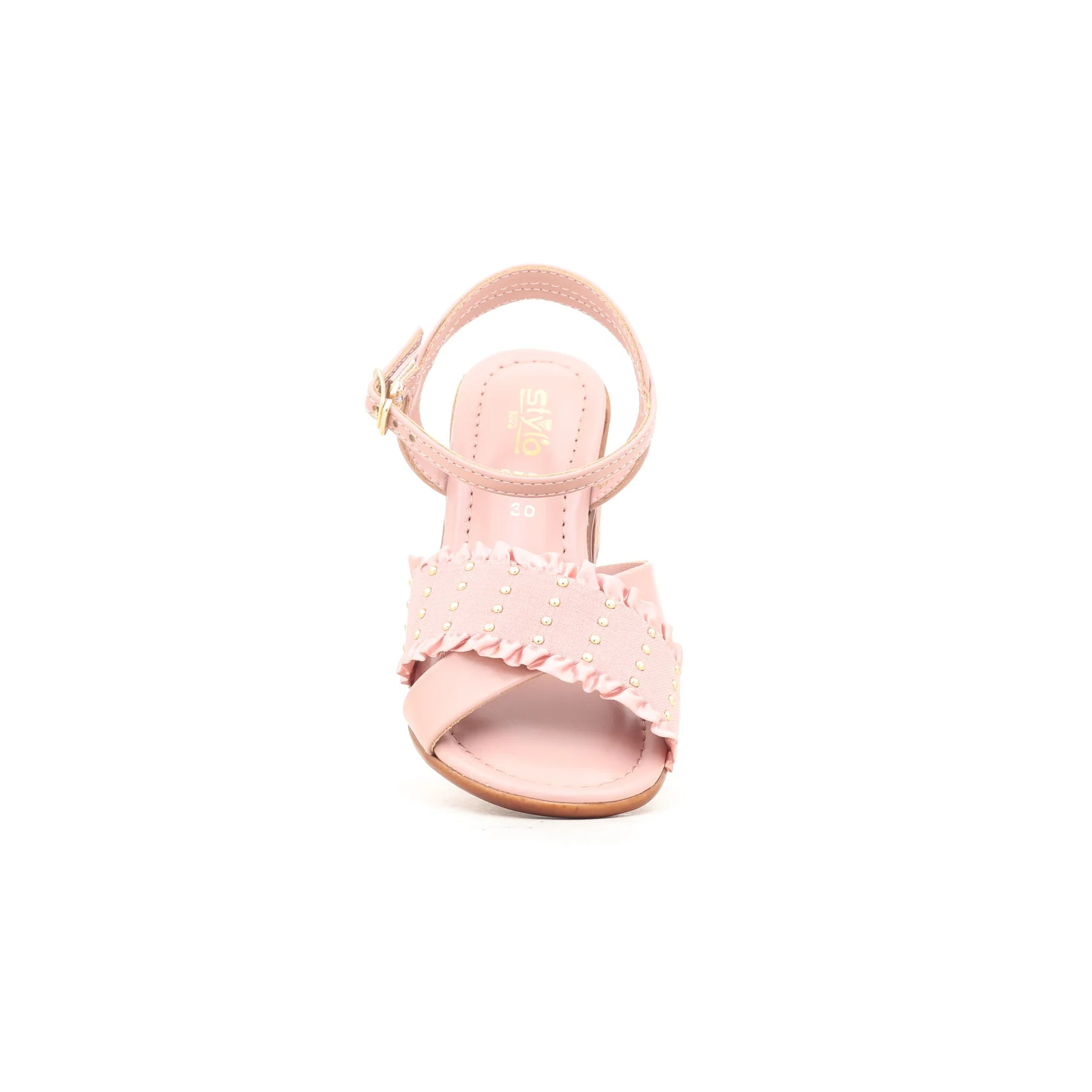 Girls Pink Formal Sandal KD7527 - Image 3