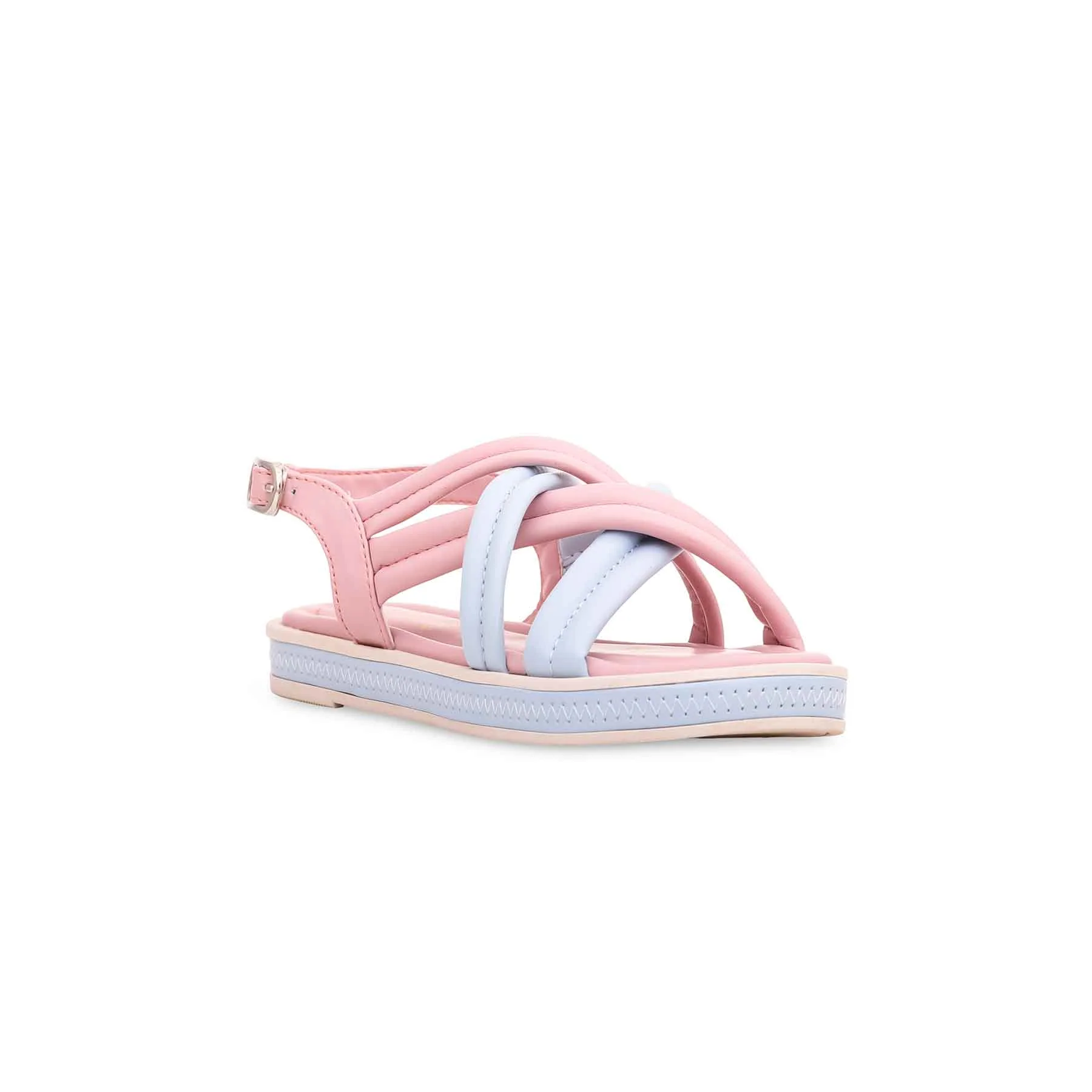 Girls Pink Formal Sandal KD9594 - Image 2