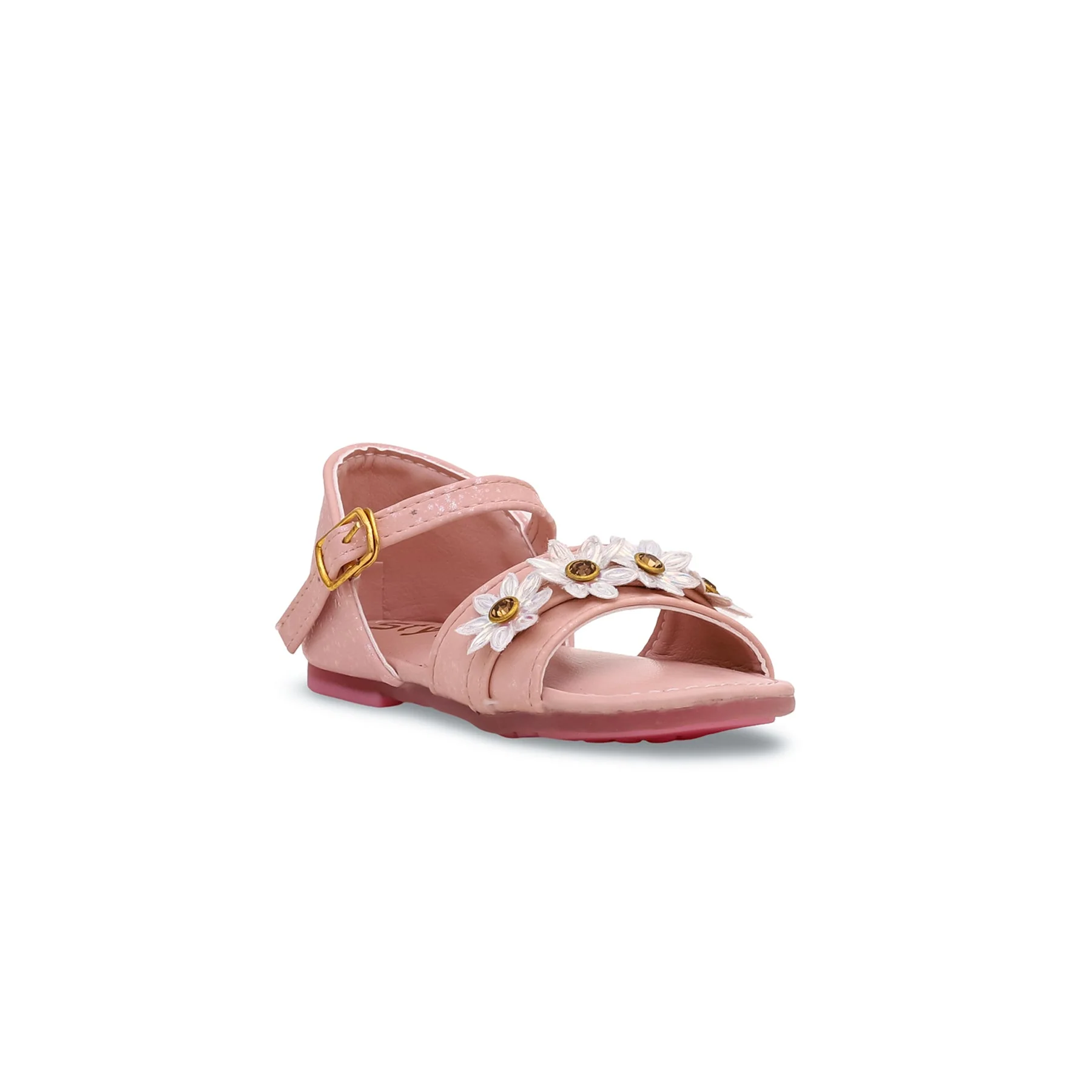 Girls Pink Formal Sandal KD9623 - Image 2