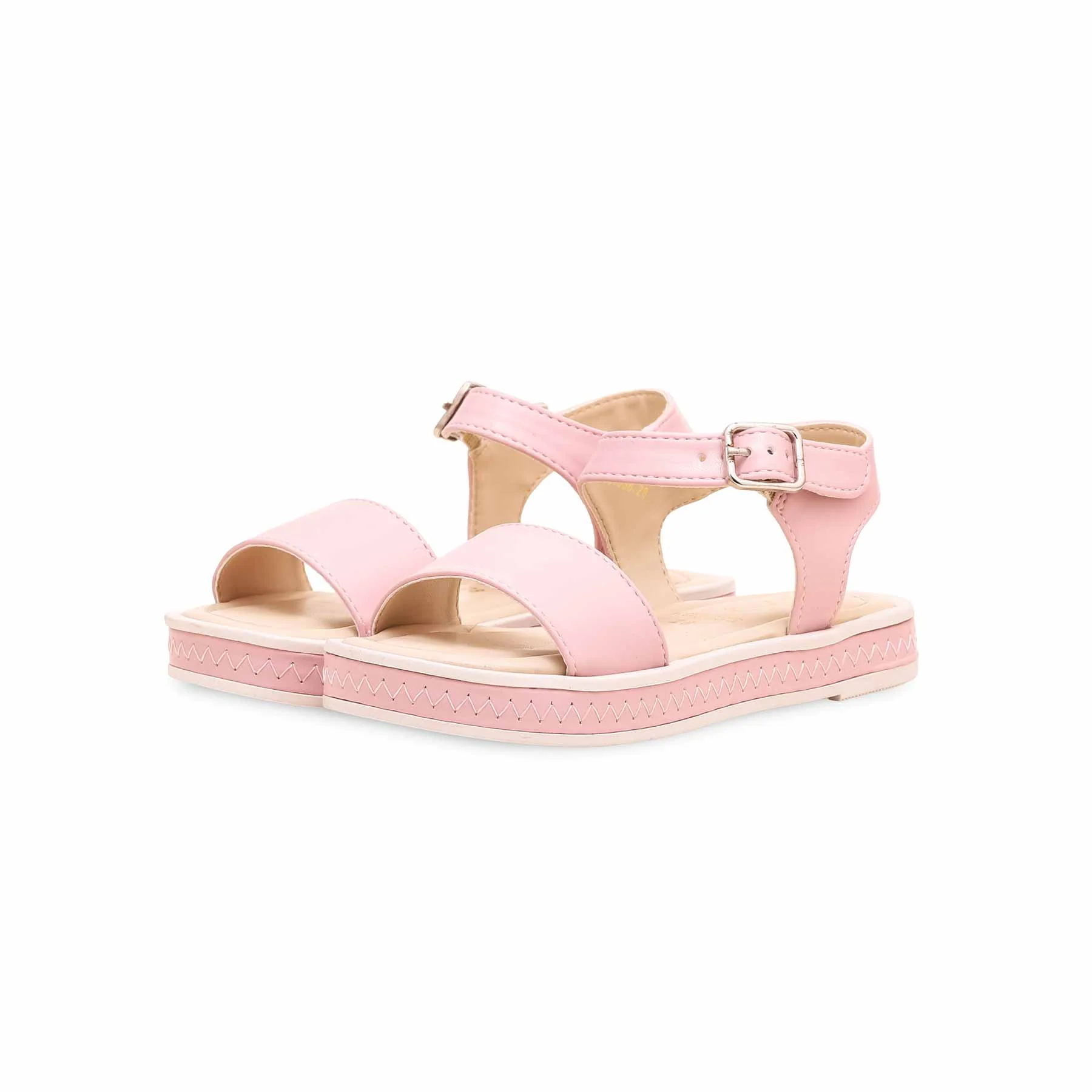 Girls Pink Formal Sandal KD9836 - Image 3