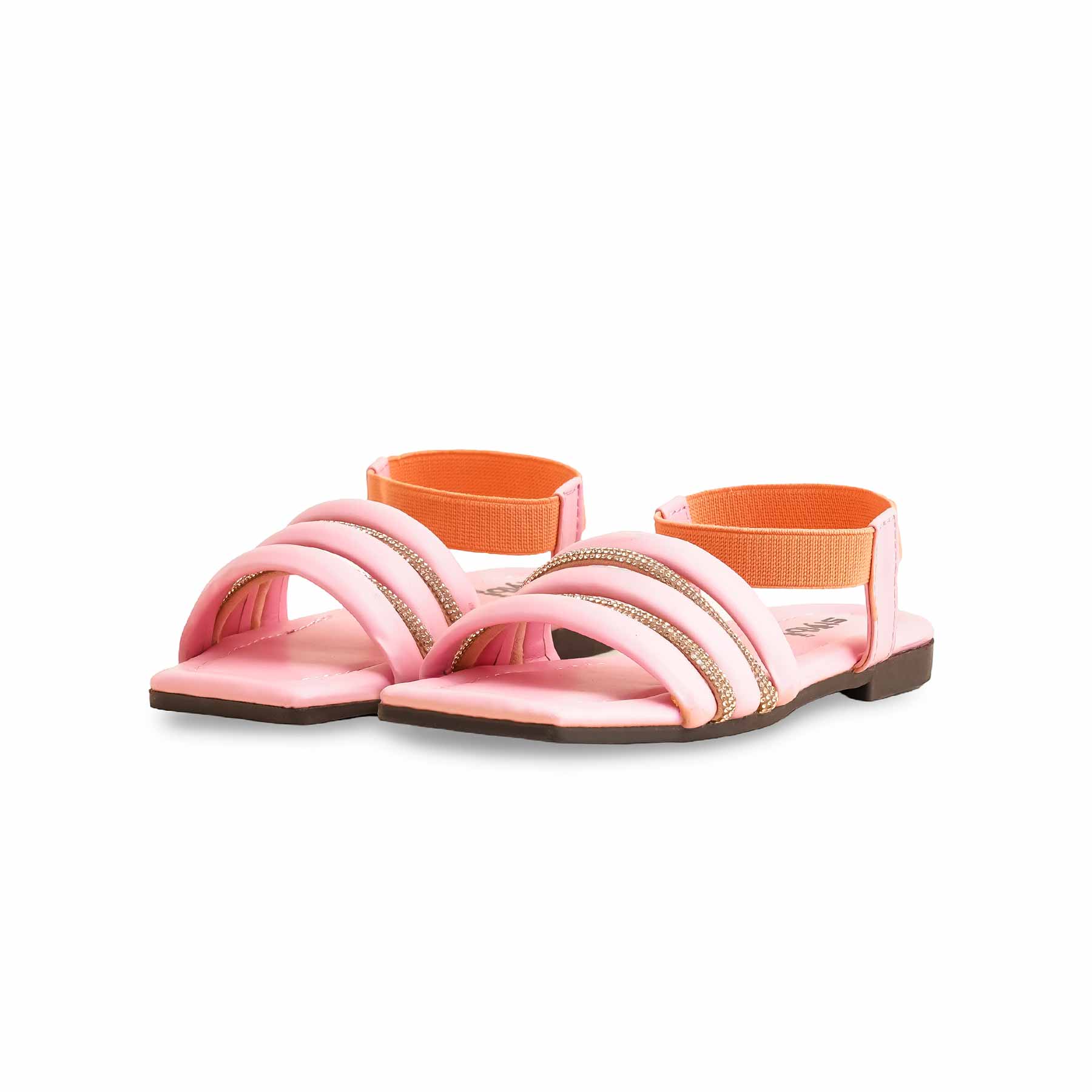 Girls Pink Formal Sandal KD9847 - Image 3