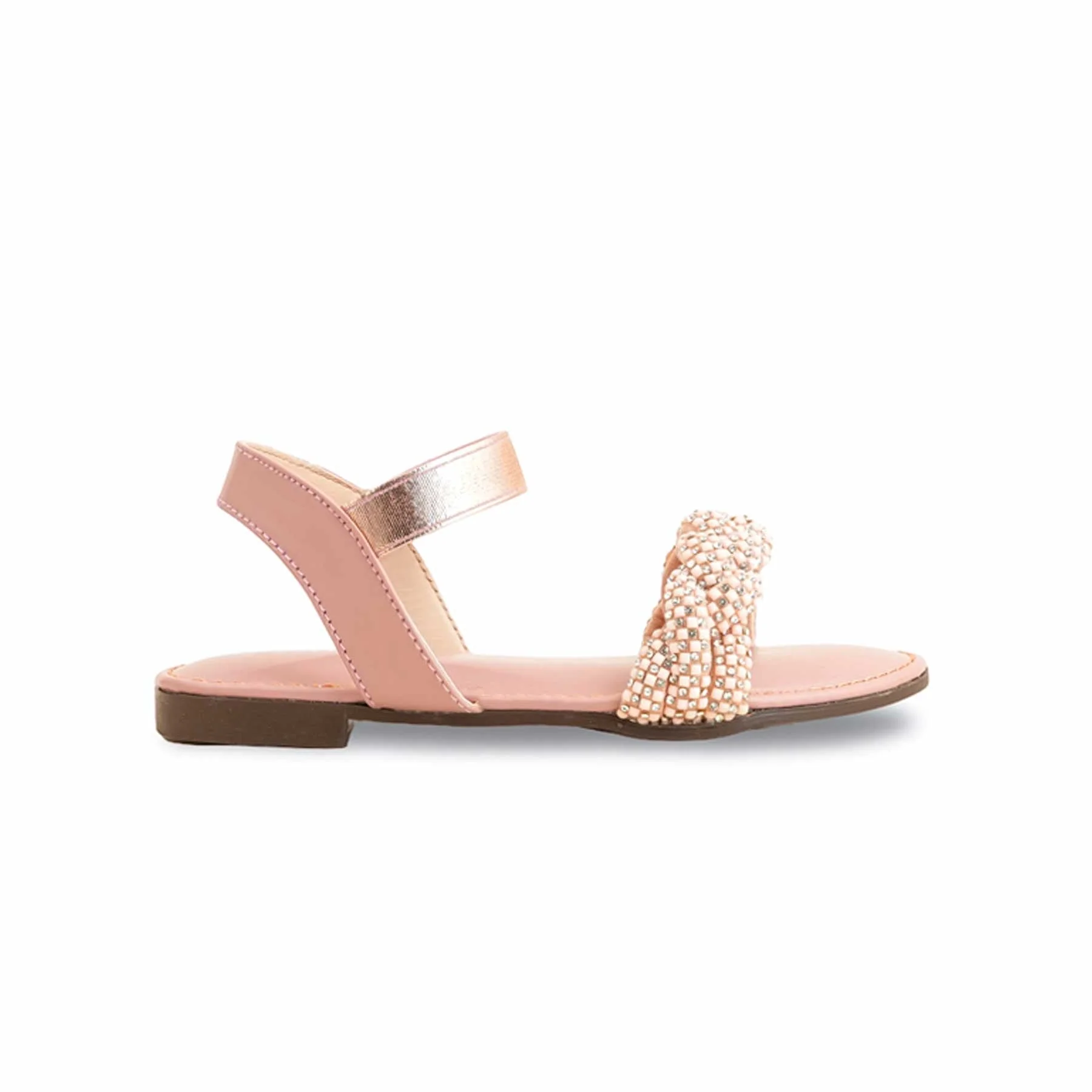 Girls Pink Formal Sandal KD9855 - Image 2