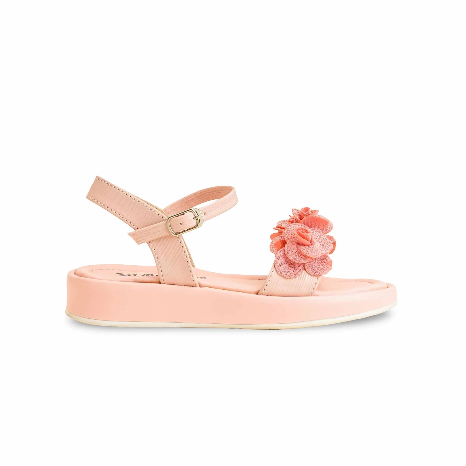 Girls Pink Formal Sandal KD9863 - Image 2