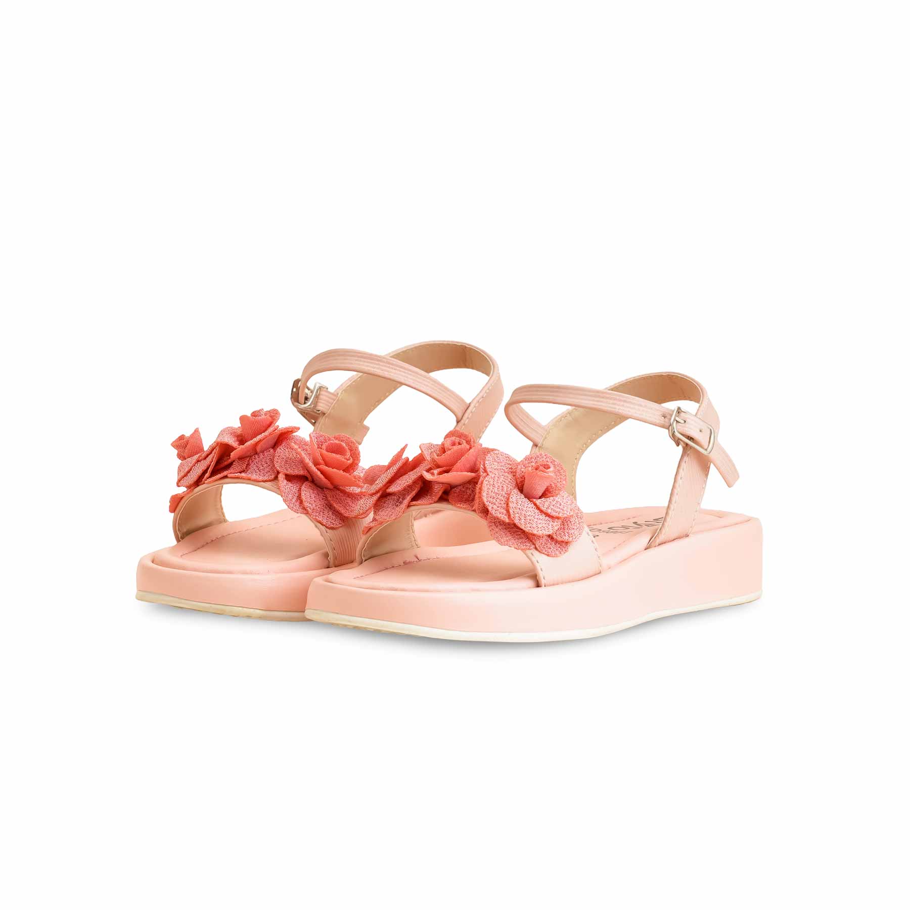 Girls Pink Formal Sandal KD9863 - Image 3