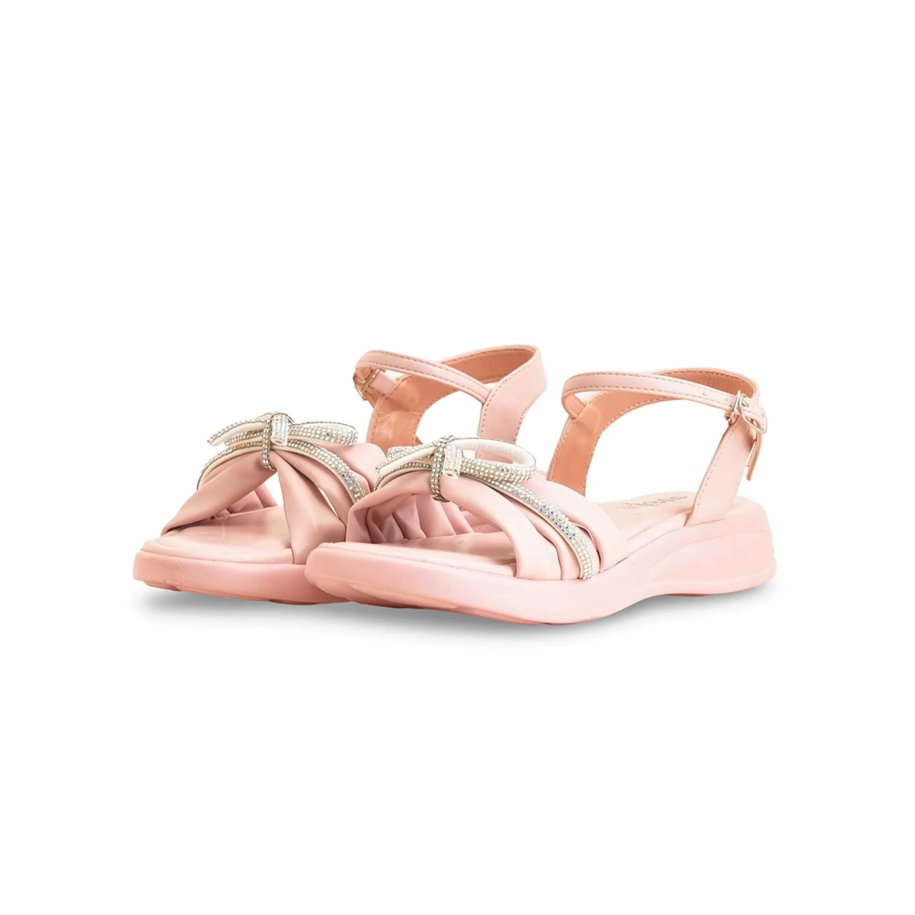 Girls Pink Formal Sandal KD9883 - Image 3