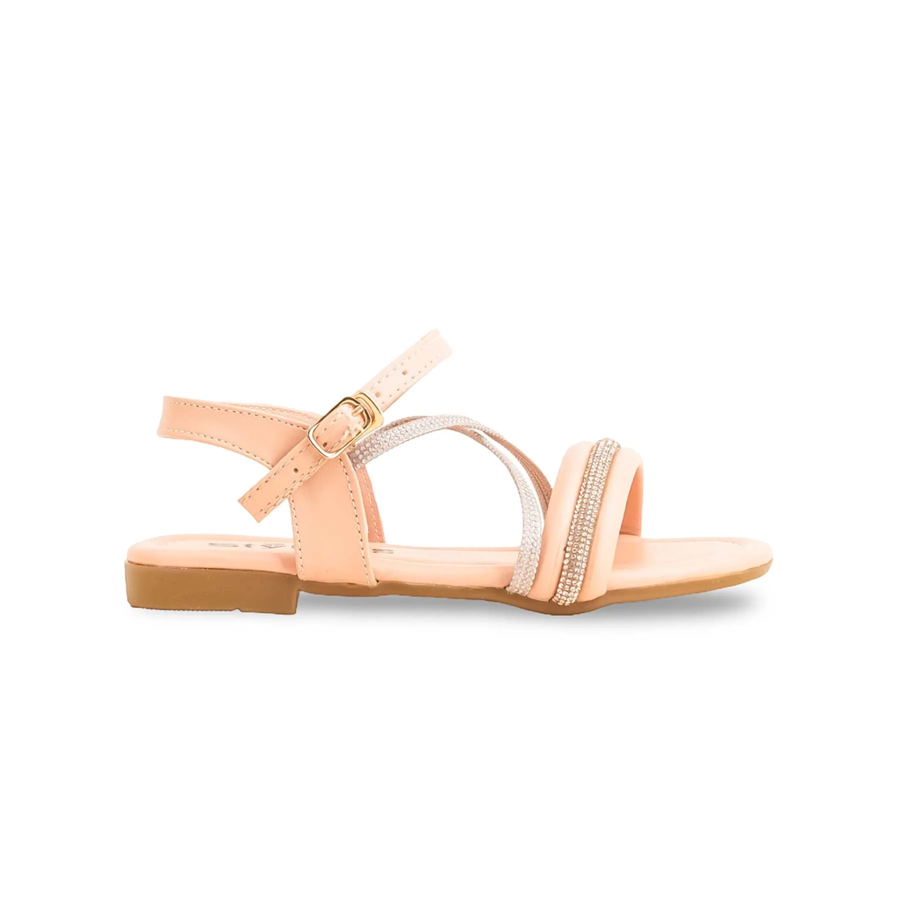 Girls Pink Formal Sandal KD9889 - Image 2