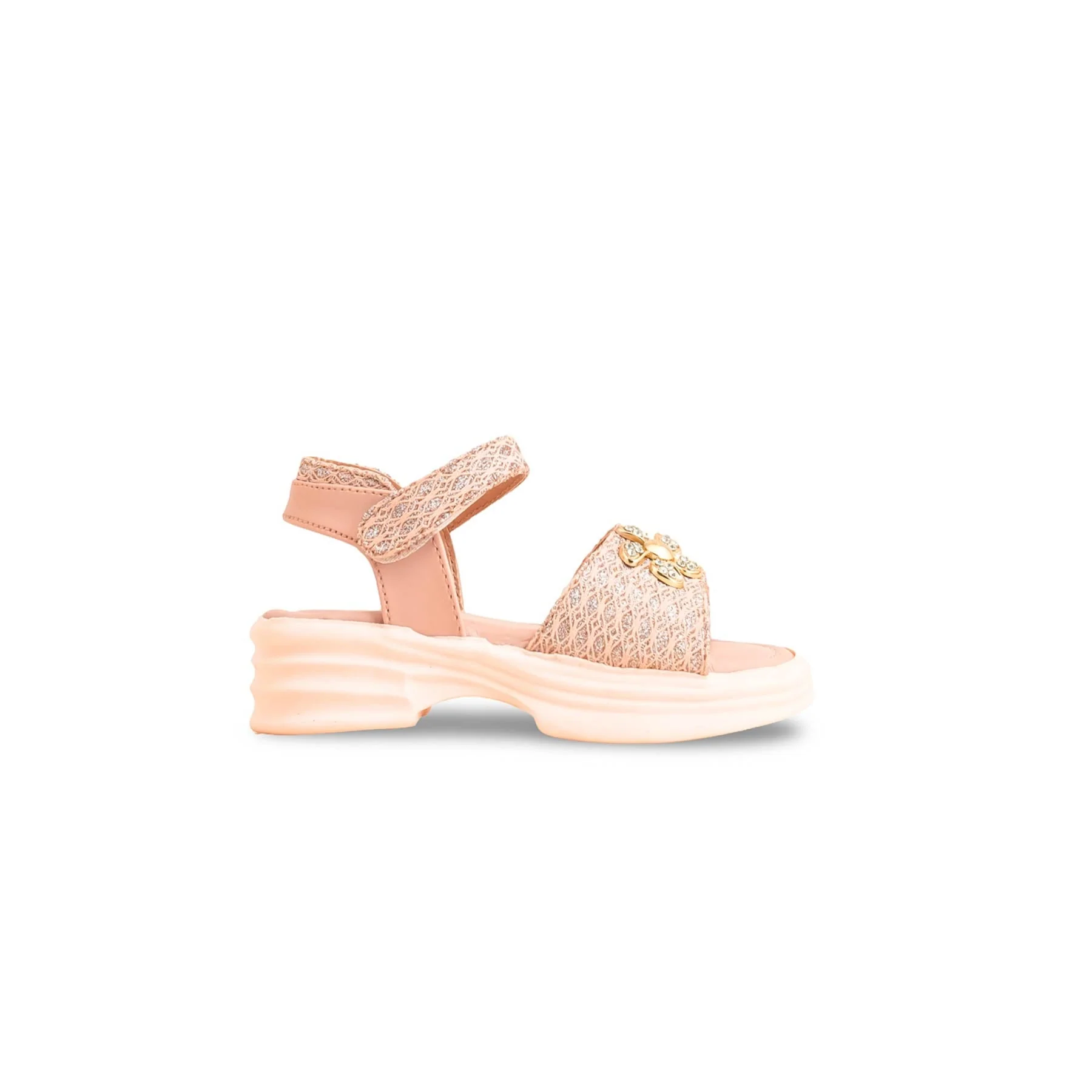 Girls Pink Formal Sandal KD9900 - Image 2