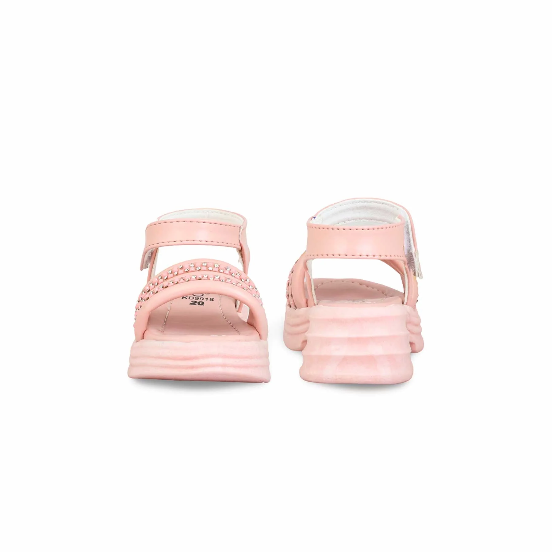 Girls Pink Formal Sandal KD9918 - Image 4