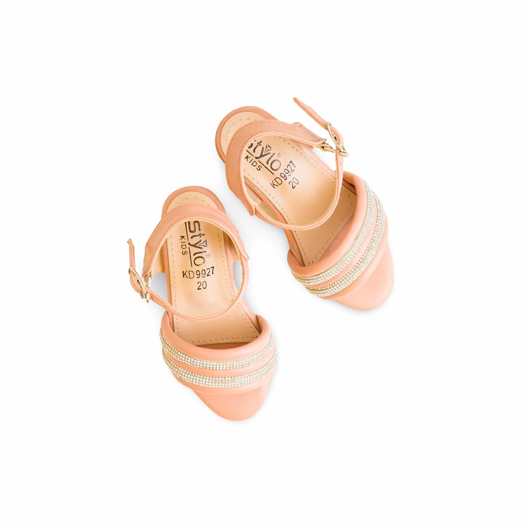 Girls Pink Formal Sandal KD9927 - Image 5