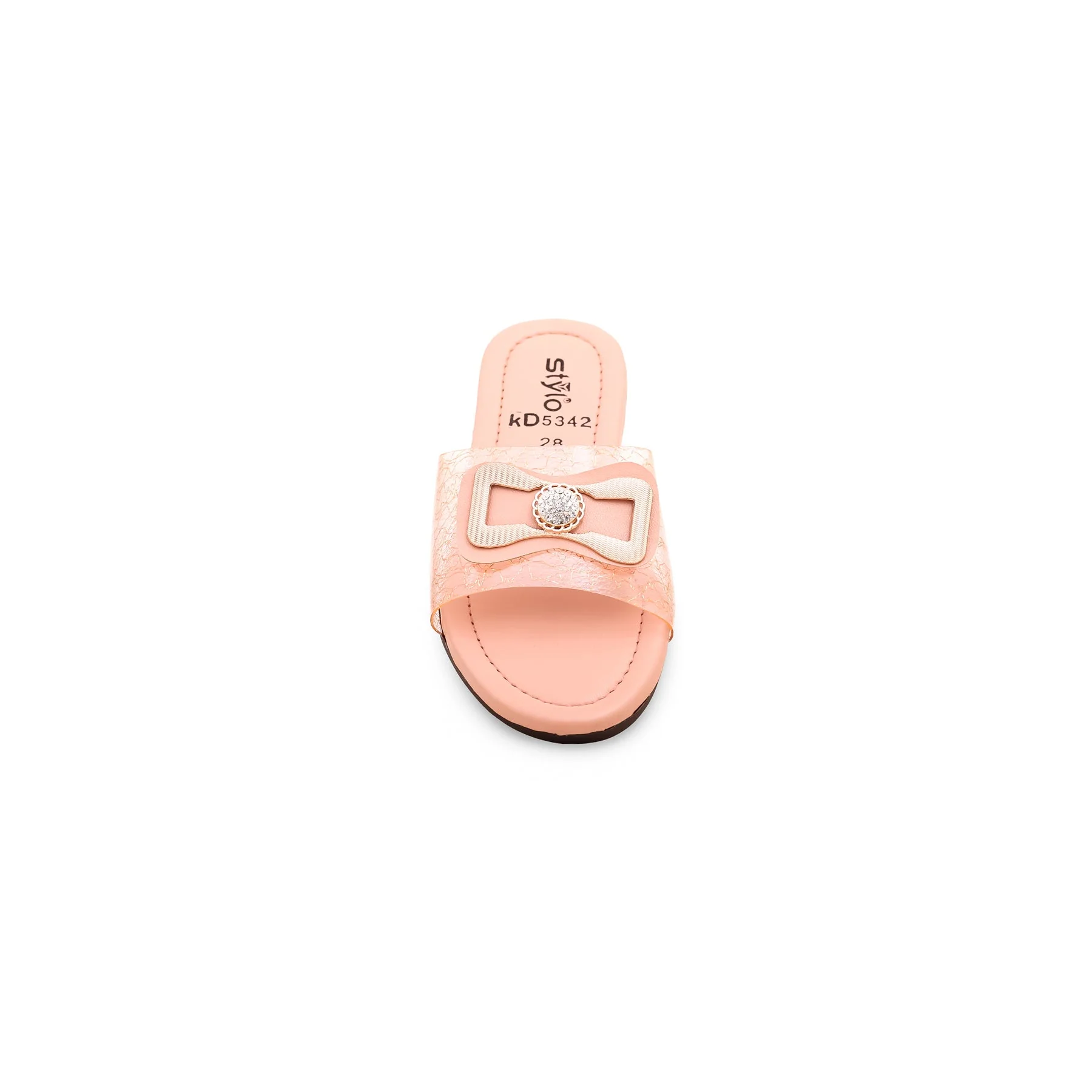 Girls Pink Formal Slipper KD5342 - Image 3