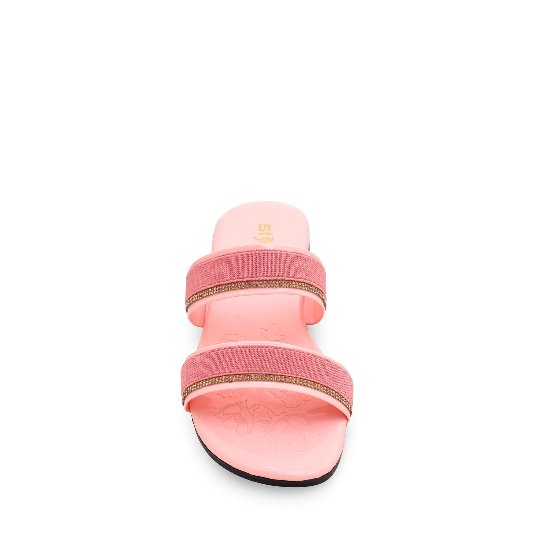 Girls Pink Formal Slipper KD5409 - Image 3