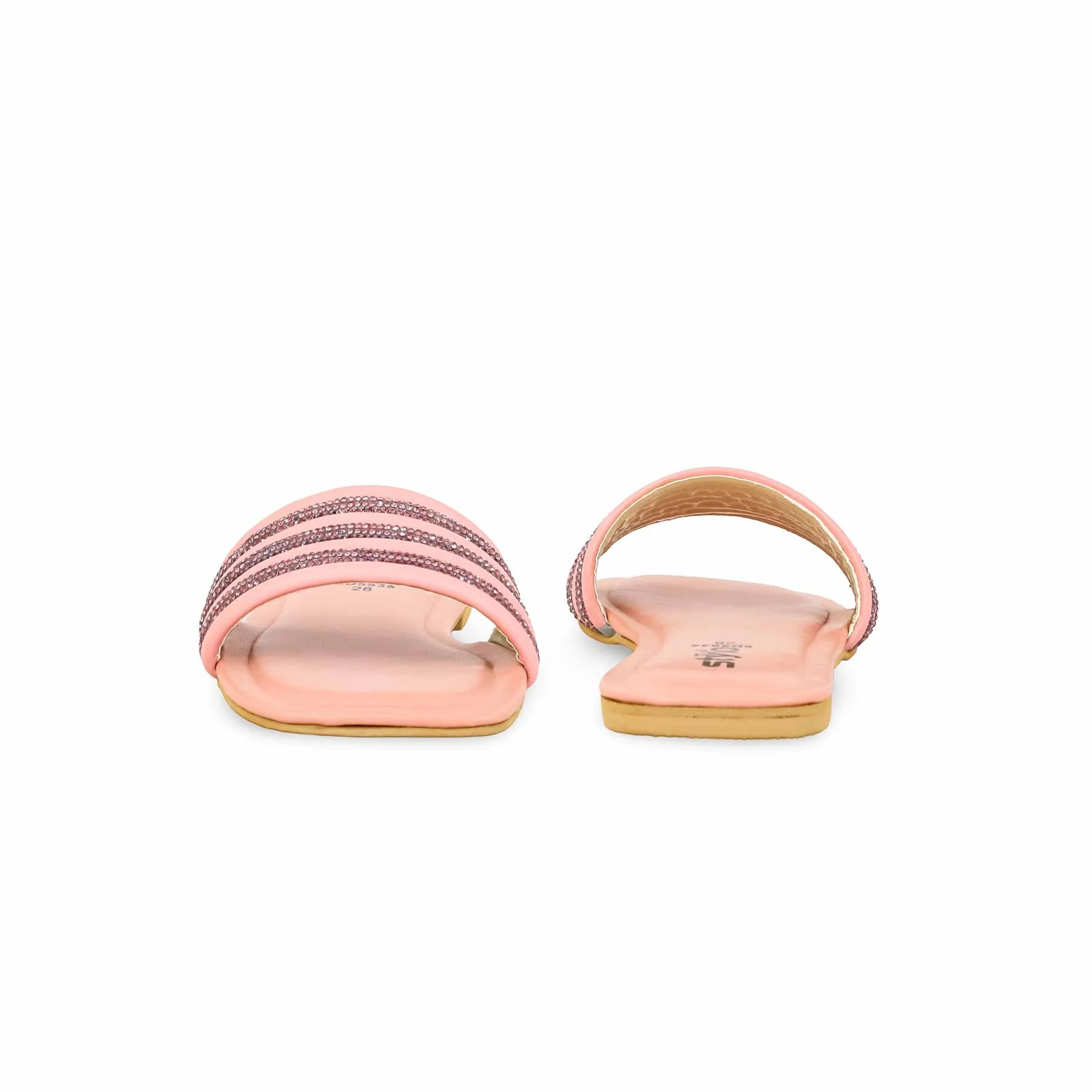 Girls Pink Formal Slipper KD5536 - Image 4