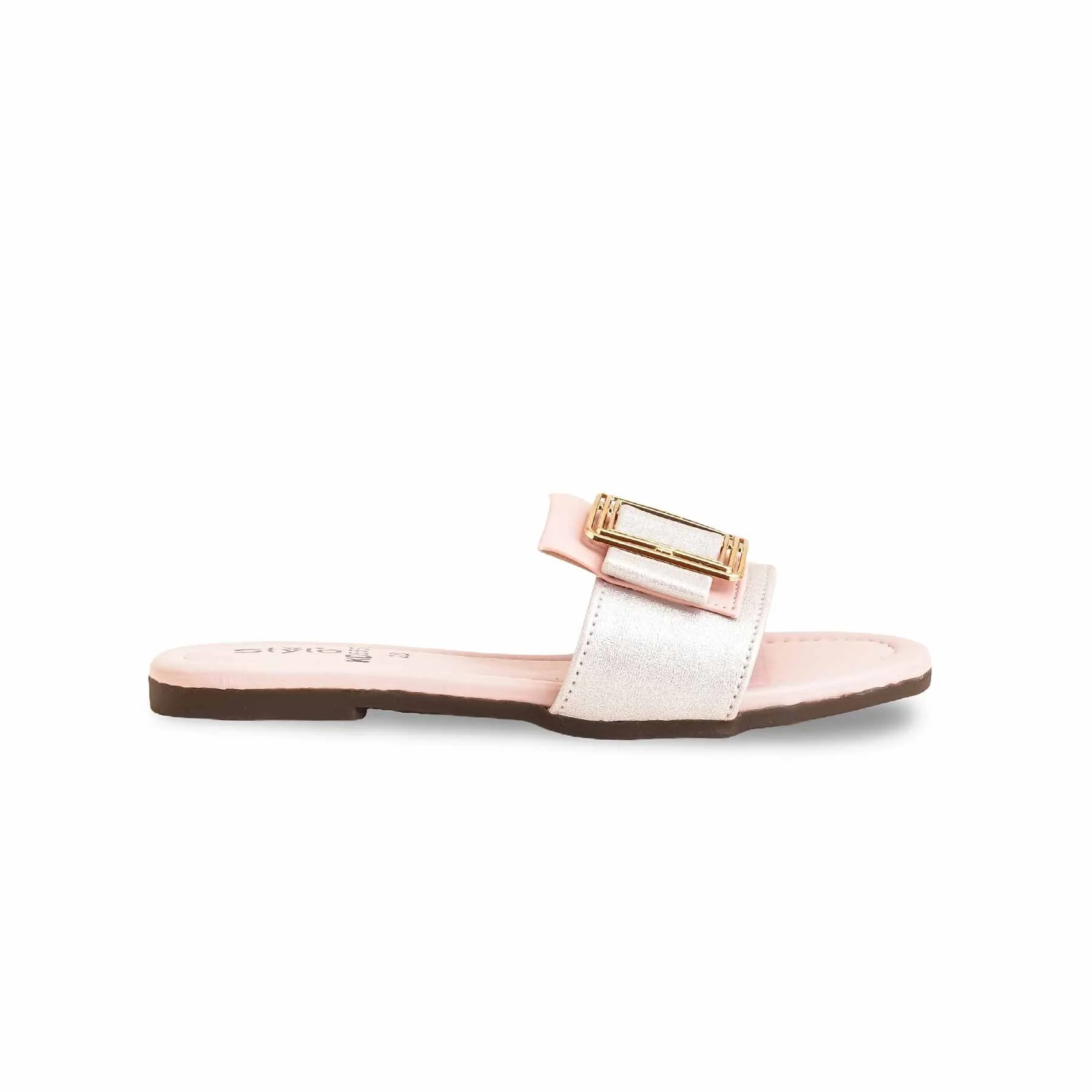 Girls Pink Formal Slipper KD5554 - Image 2