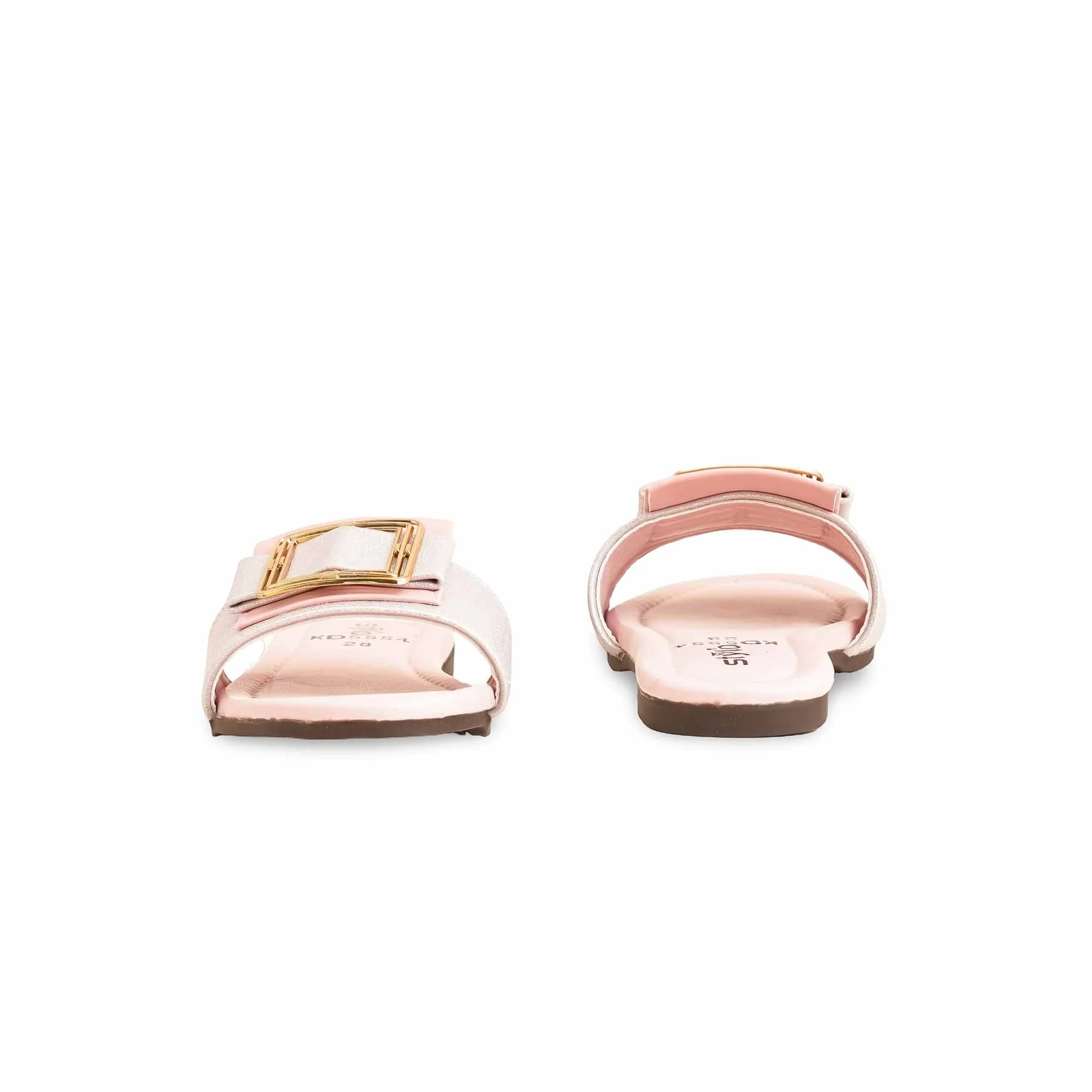 Girls Pink Formal Slipper KD5554 - Image 4