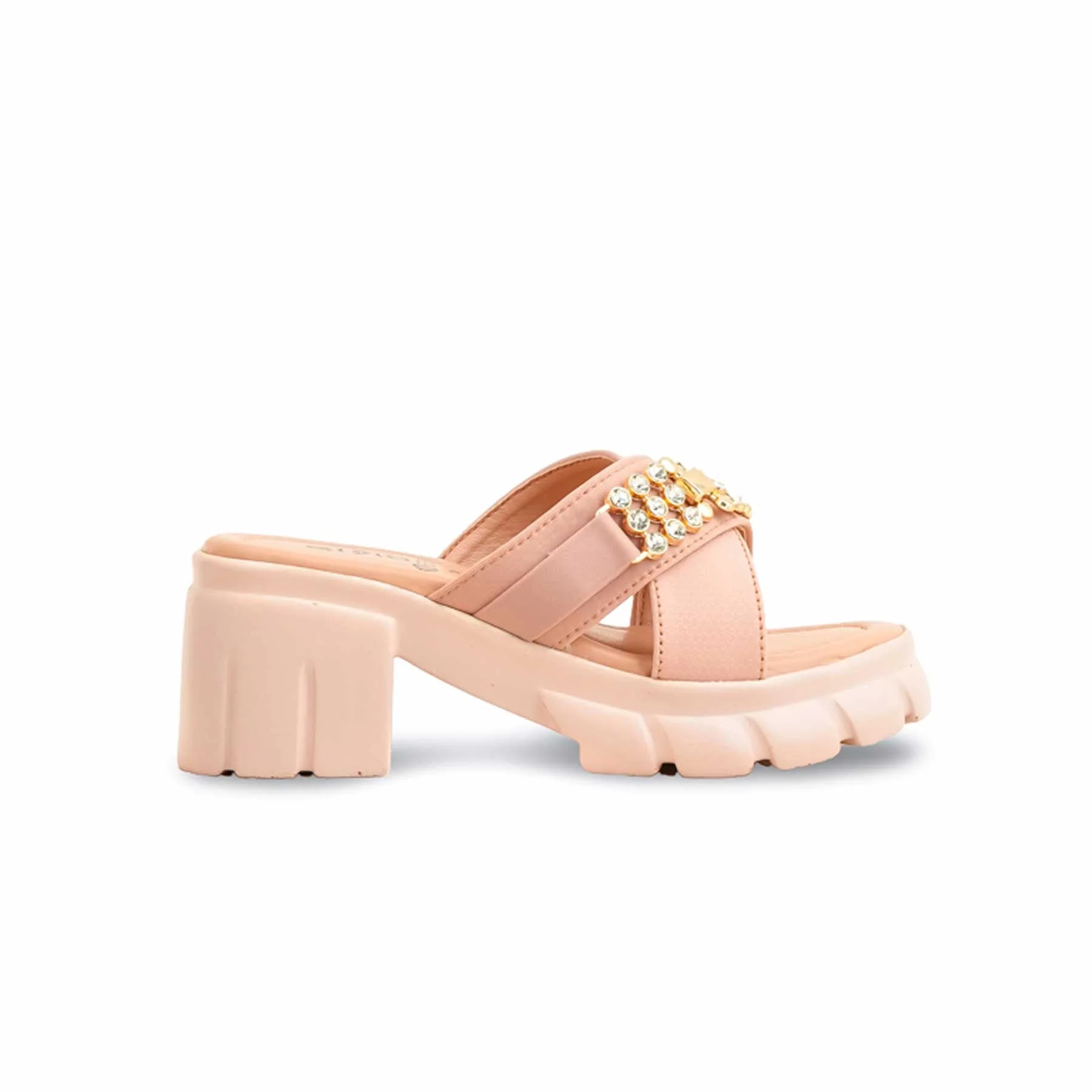 Girls Pink Formal Slipper KD5555 - Image 2