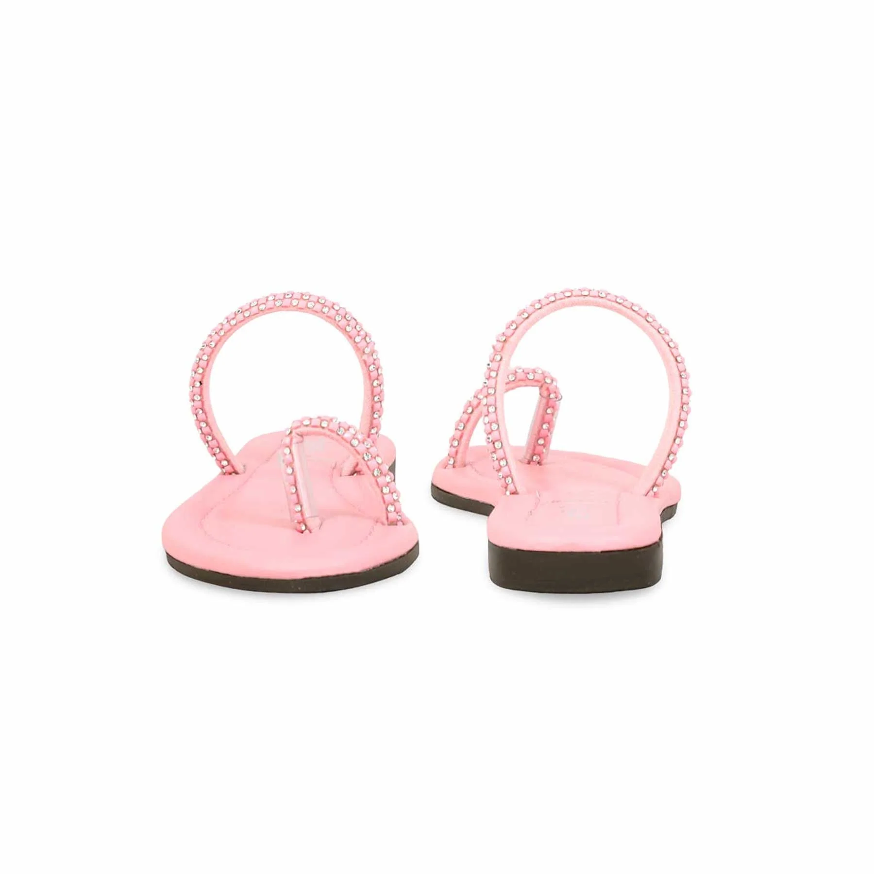 Girls Pink Formal Slipper KD5592 - Image 3