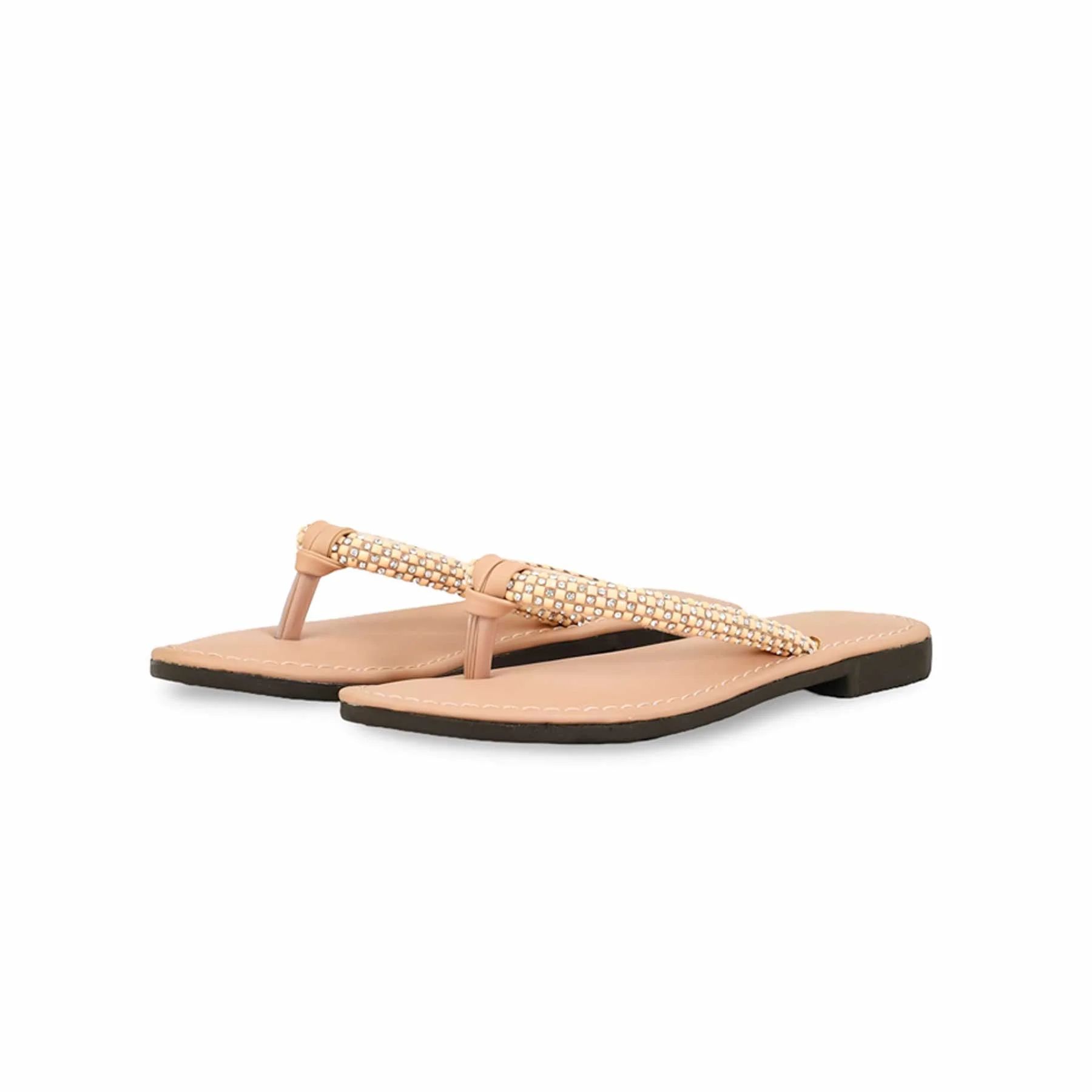 Girls Pink Formal Slipper KD5596 - Image 2