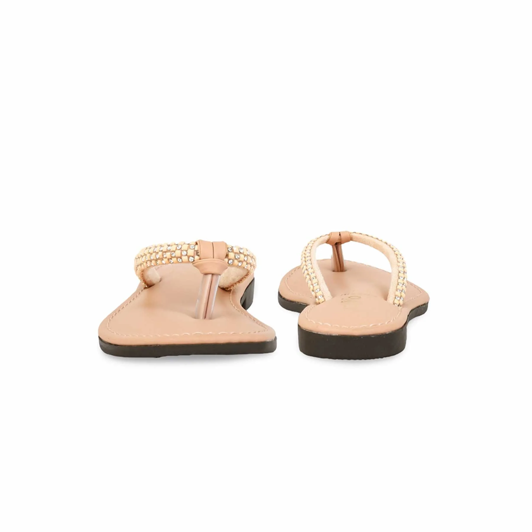 Girls Pink Formal Slipper KD5596 - Image 3