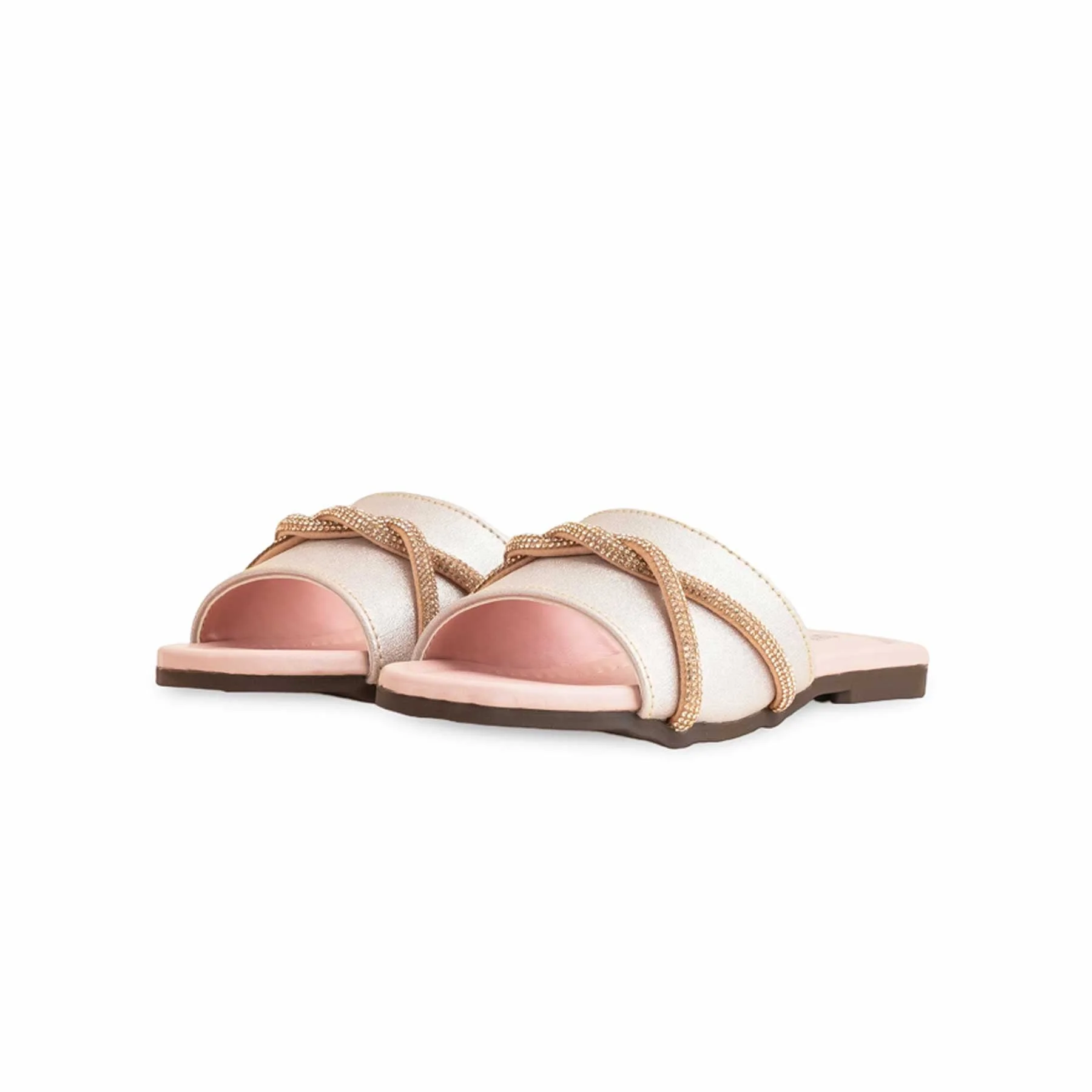 Girls Pink Formal Slipper KD5608 - Image 3
