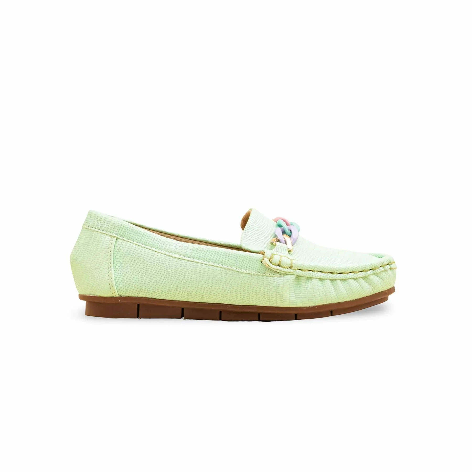 Girls PISTAGREEN Casual Moccasin KD2596 - Image 2