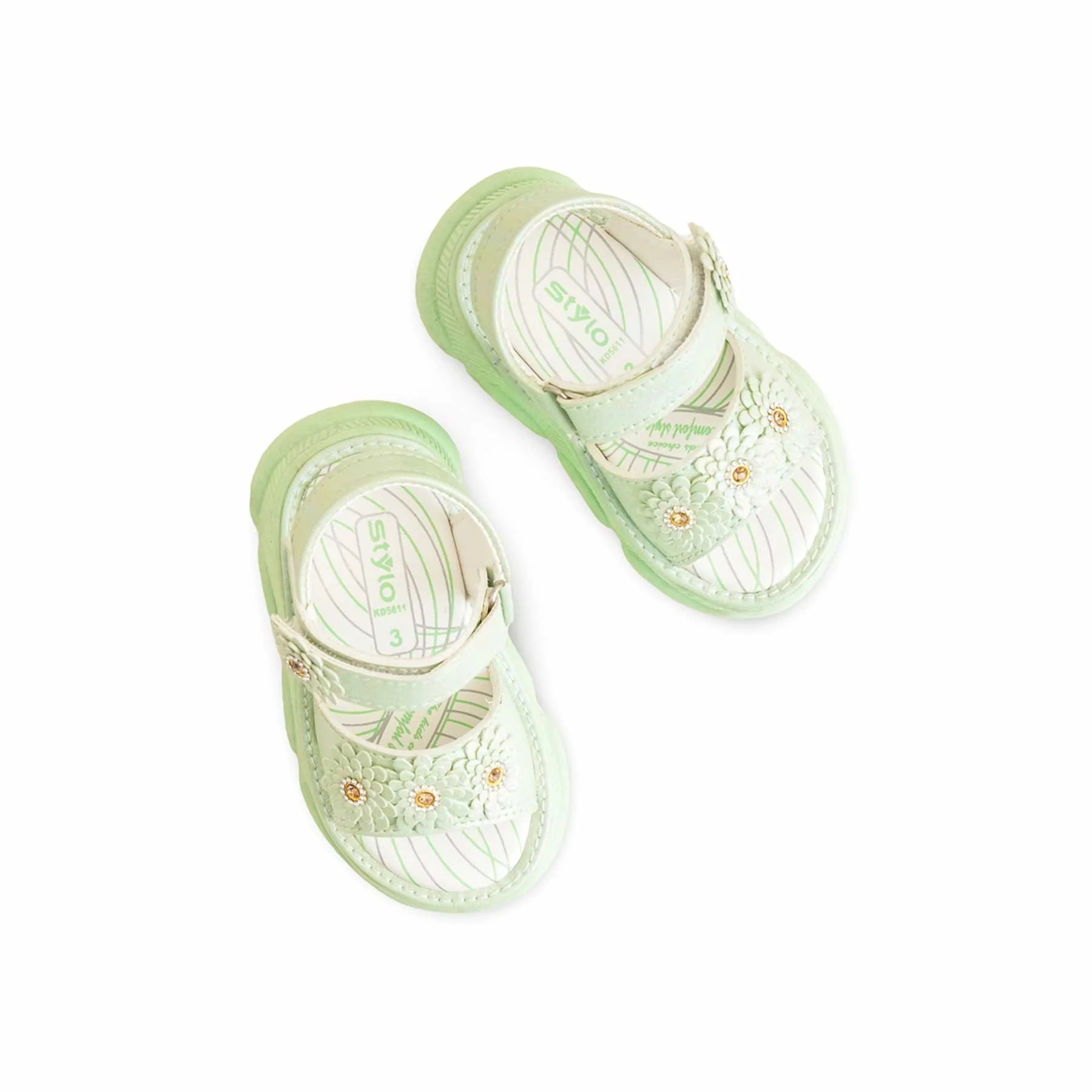 Girls PISTAGREEN Casual Sandal KD5611 - Image 5