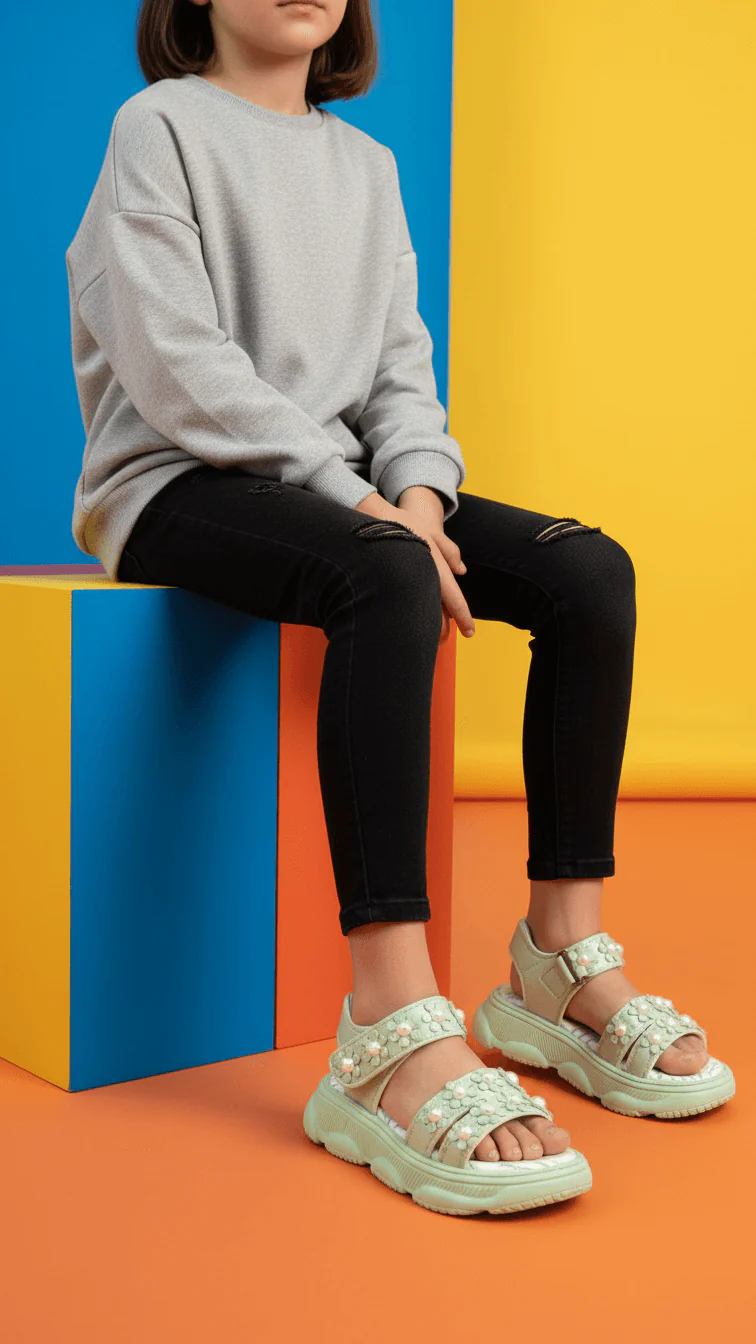 Girls PISTAGREEN Casual Sandal KD5612