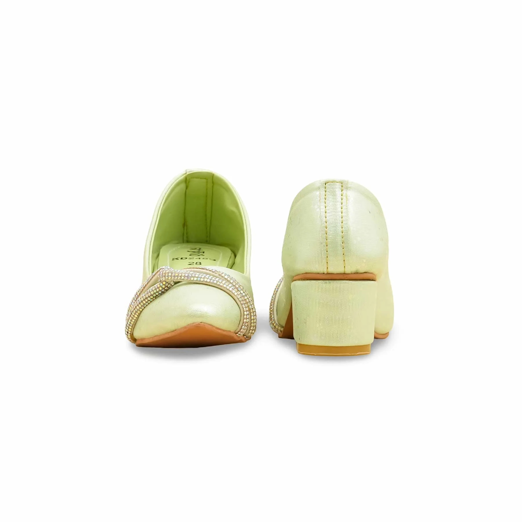 Girls PISTAGREEN Fancy Pumps KD2489 - Image 4