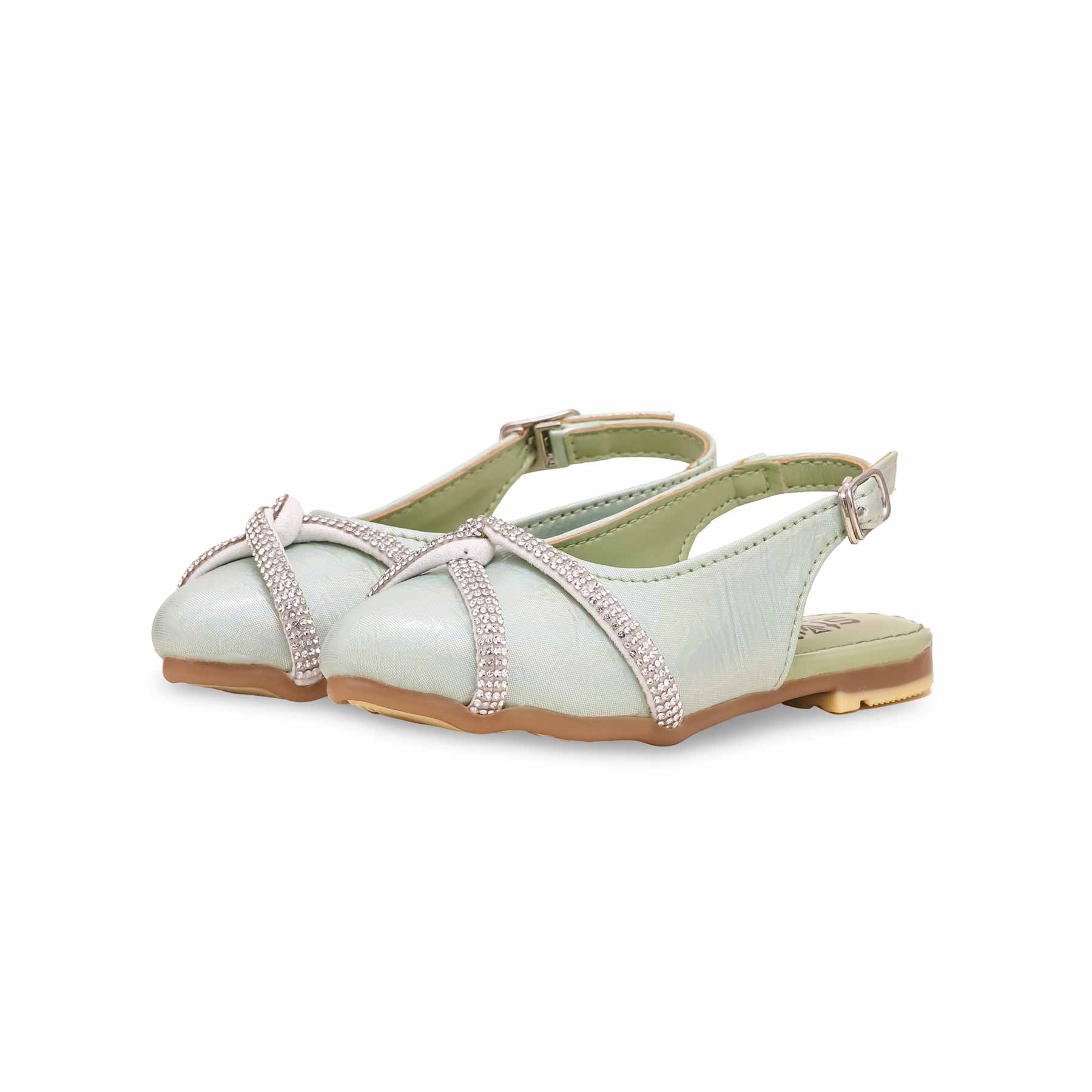 Girls PISTAGREEN Fancy Pumps KD0976 - Image 3