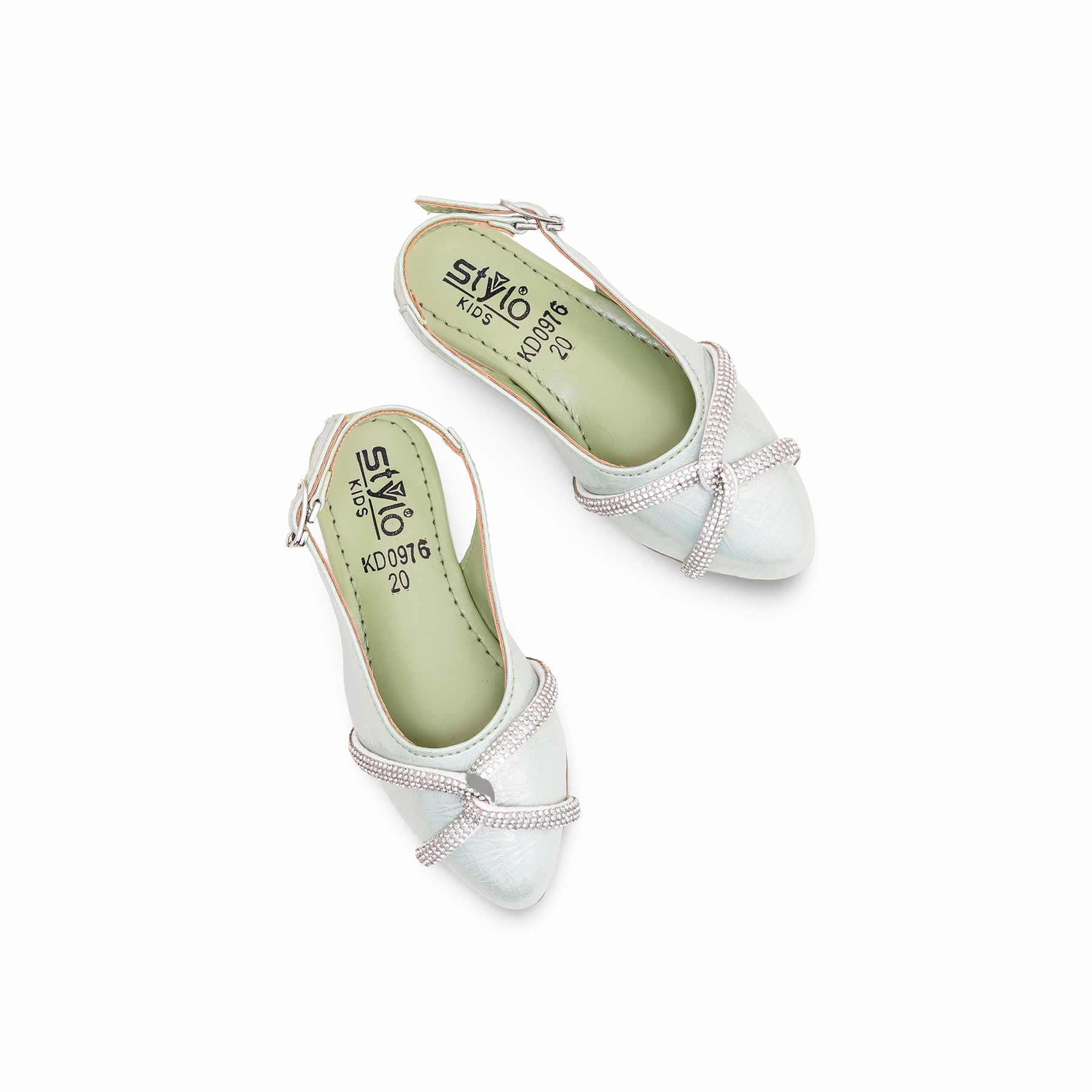 Girls PISTAGREEN Fancy Pumps KD0976 - Image 5