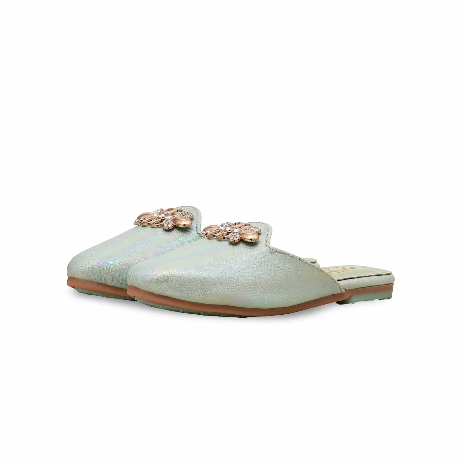 Girls PISTAGREEN Fancy Pumps KD2363 - Image 3