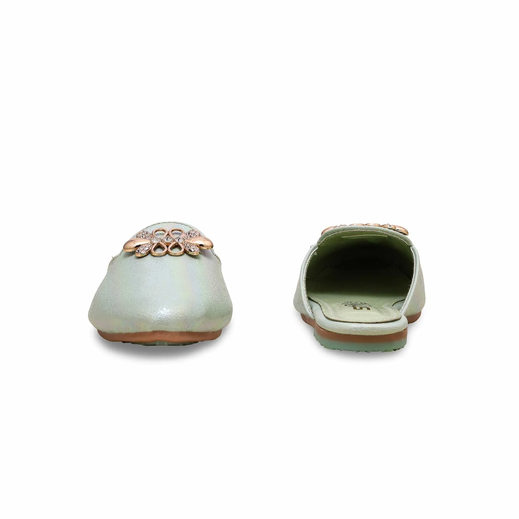Girls PISTAGREEN Fancy Pumps KD2363 - Image 4