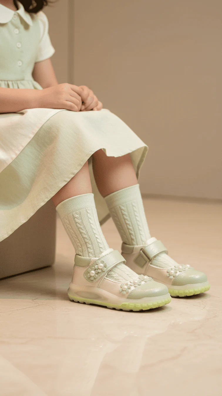 Girls PISTAGREEN Formal Pumps KD2549