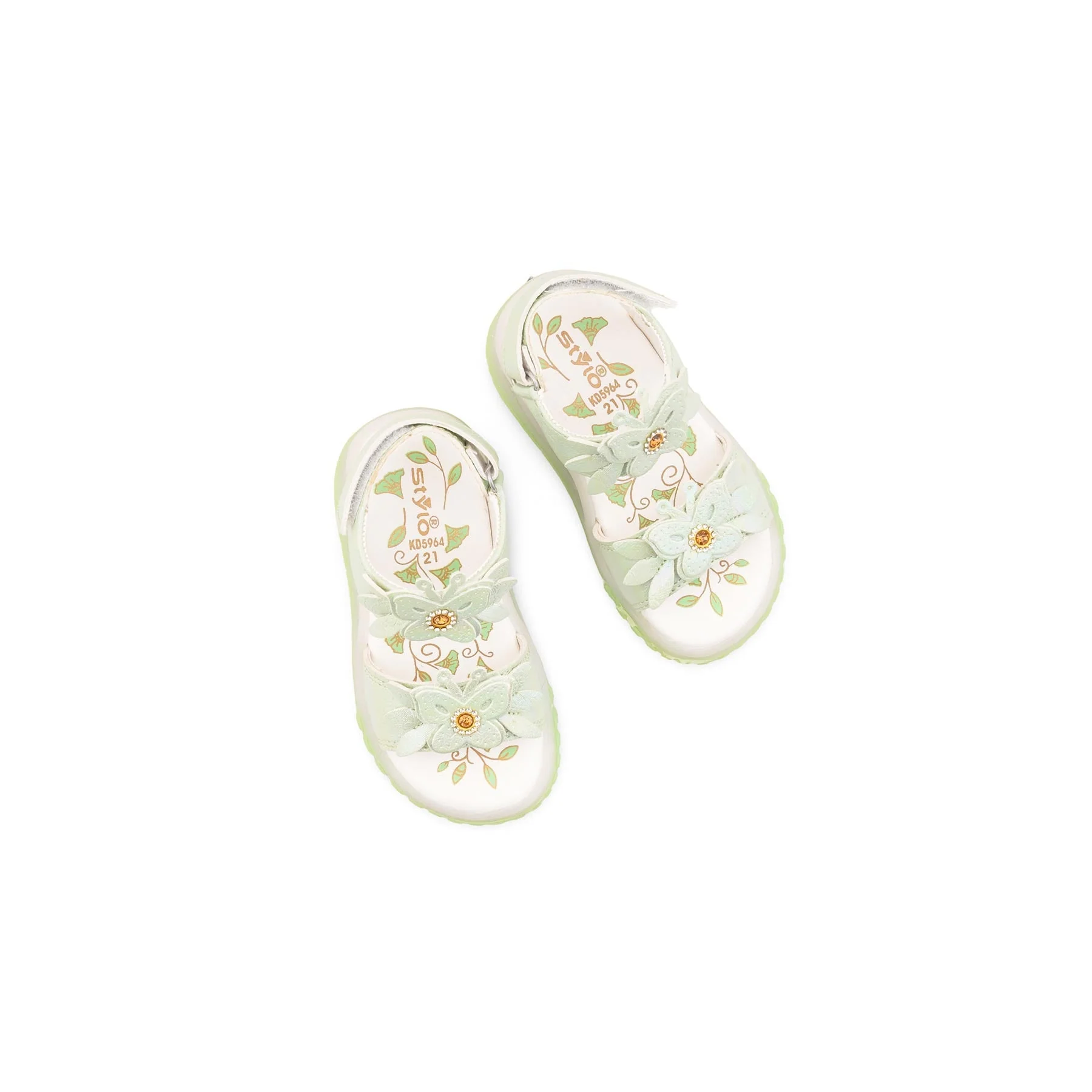 Girls PISTAGREEN Formal Sandal KD5964 - Image 5